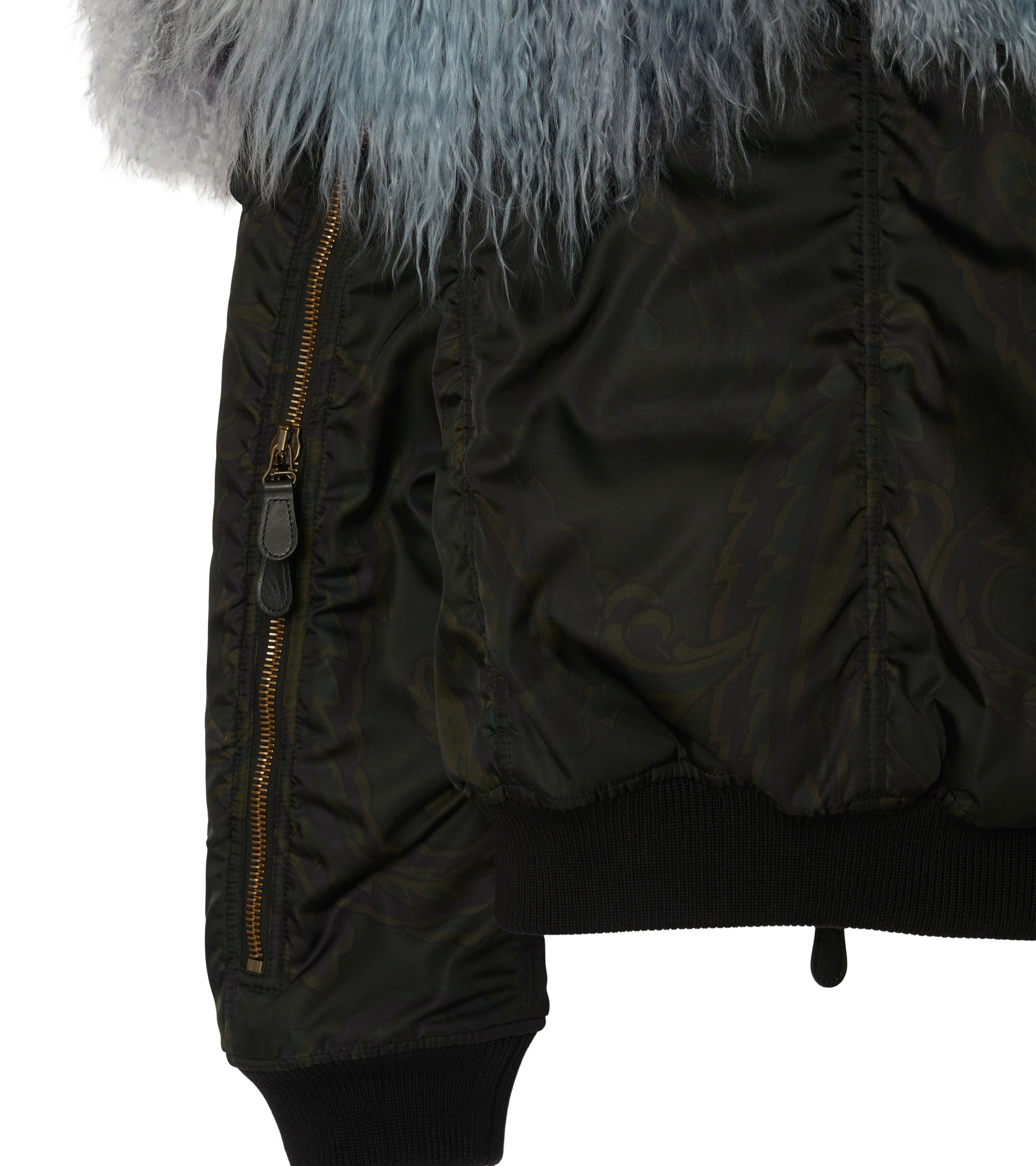 BURBERRY | PAISLEY NYLON BOMBER JACKET - Image 2
