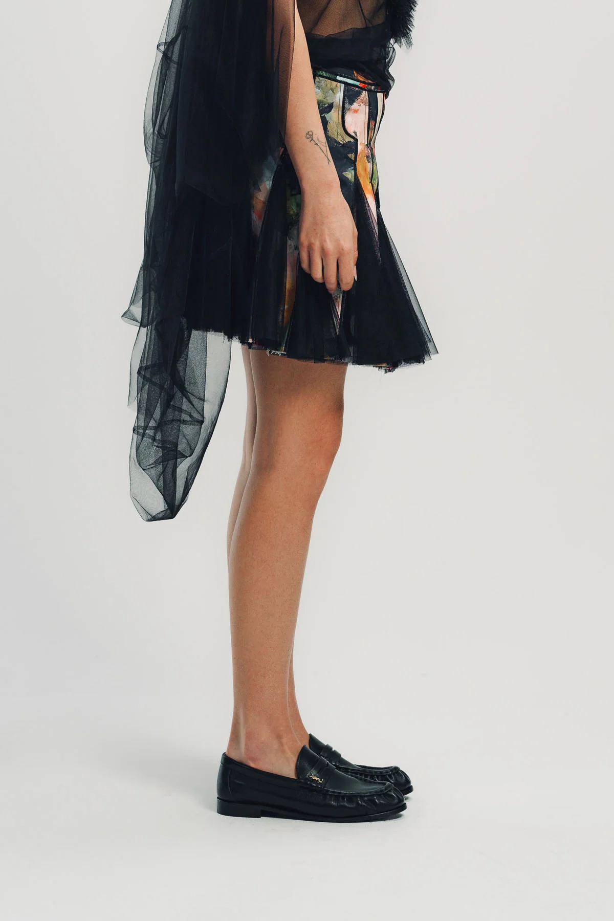 CAROLINE HU | PRINT GORED MIDI SKIRT - Image 3