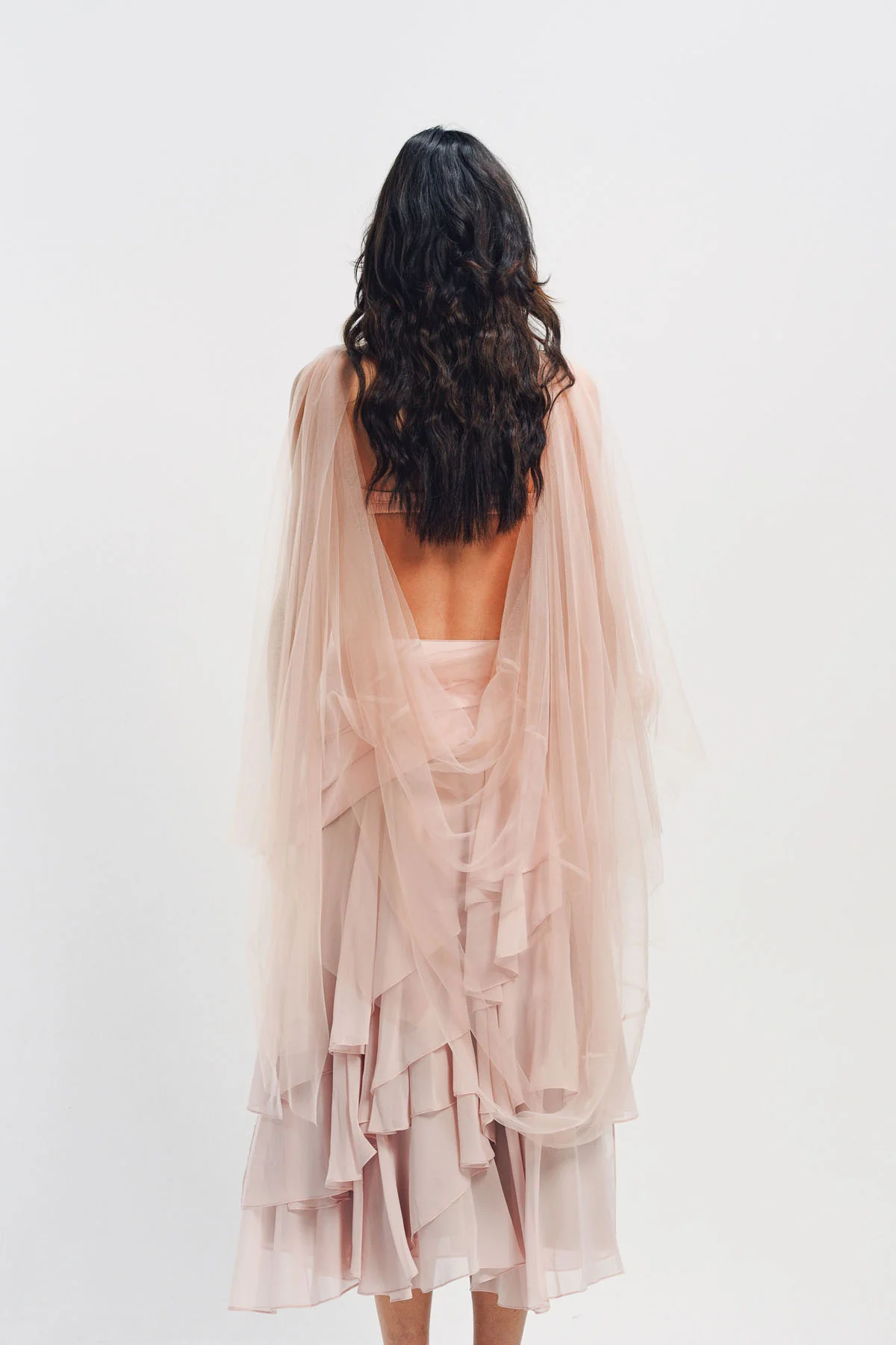 CAROLINE HU | RUFFLE TULLE TOP - Image 4
