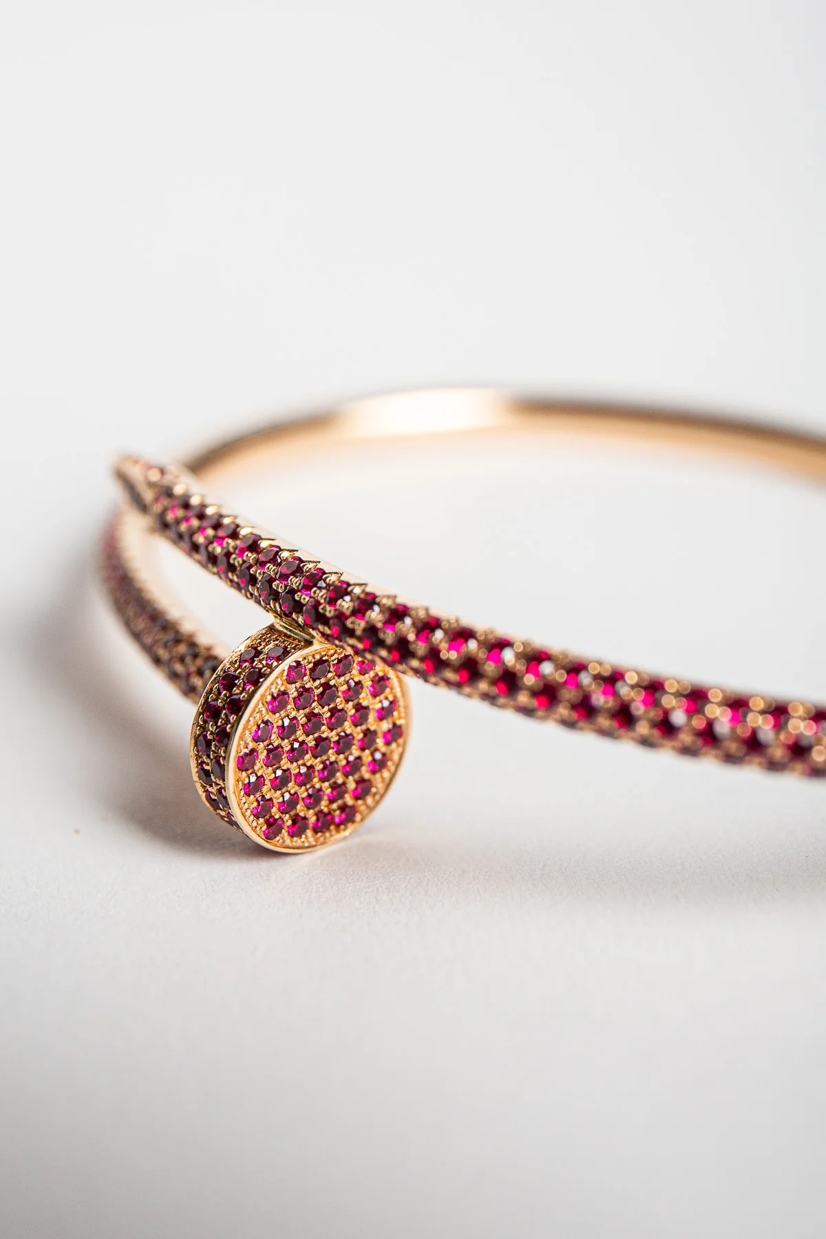 CARTIER | CUSTOM RUBY NAIL BRACELET - Image 4