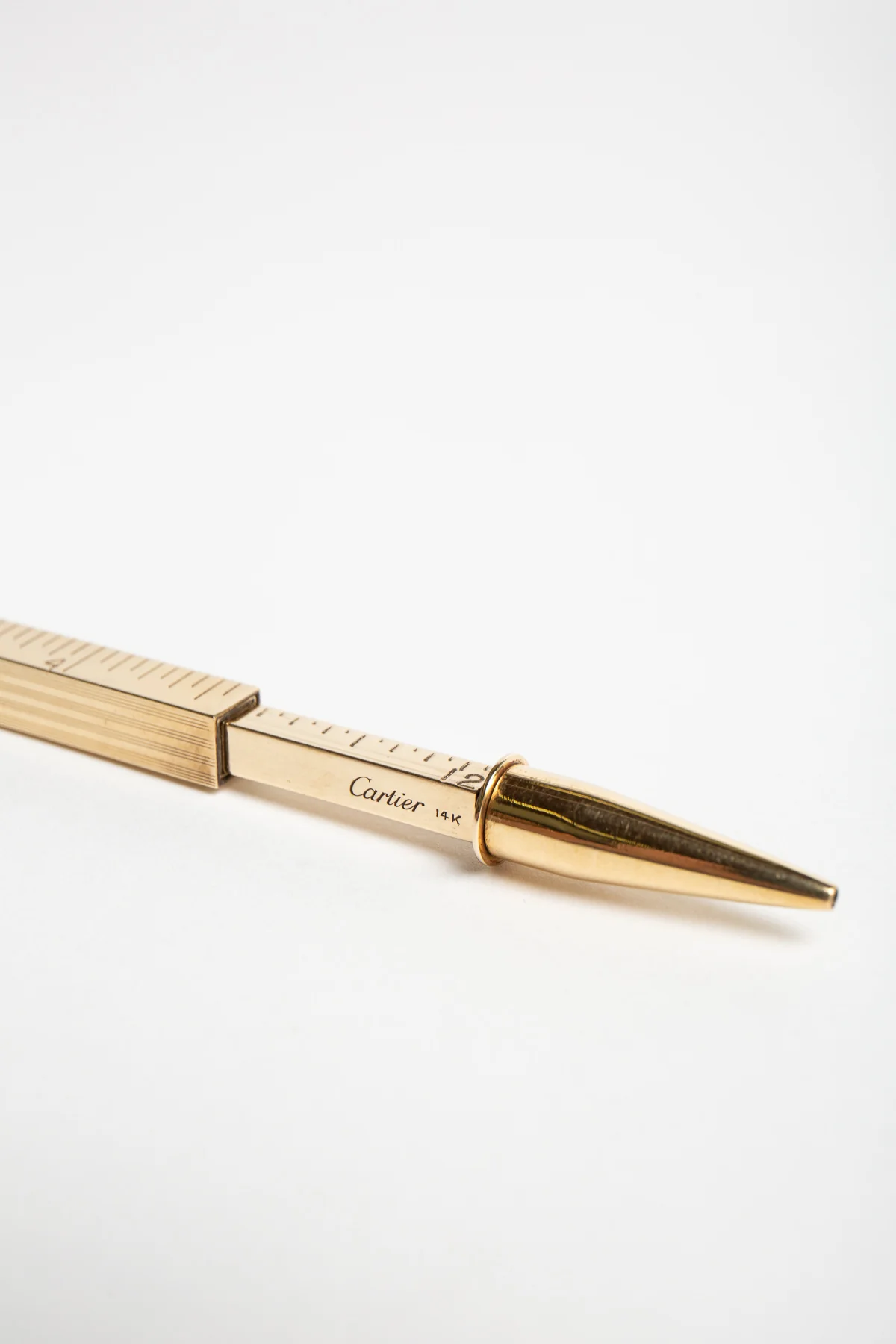 Cartier | 1950s 18k Gold Ruler Pen - Image 7