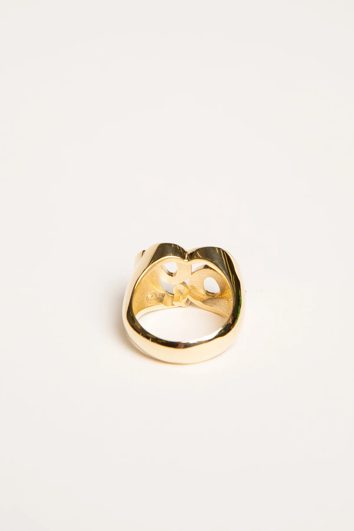 CHEMIST | YELLOW GOLD L FACE 69 RING - Image 3