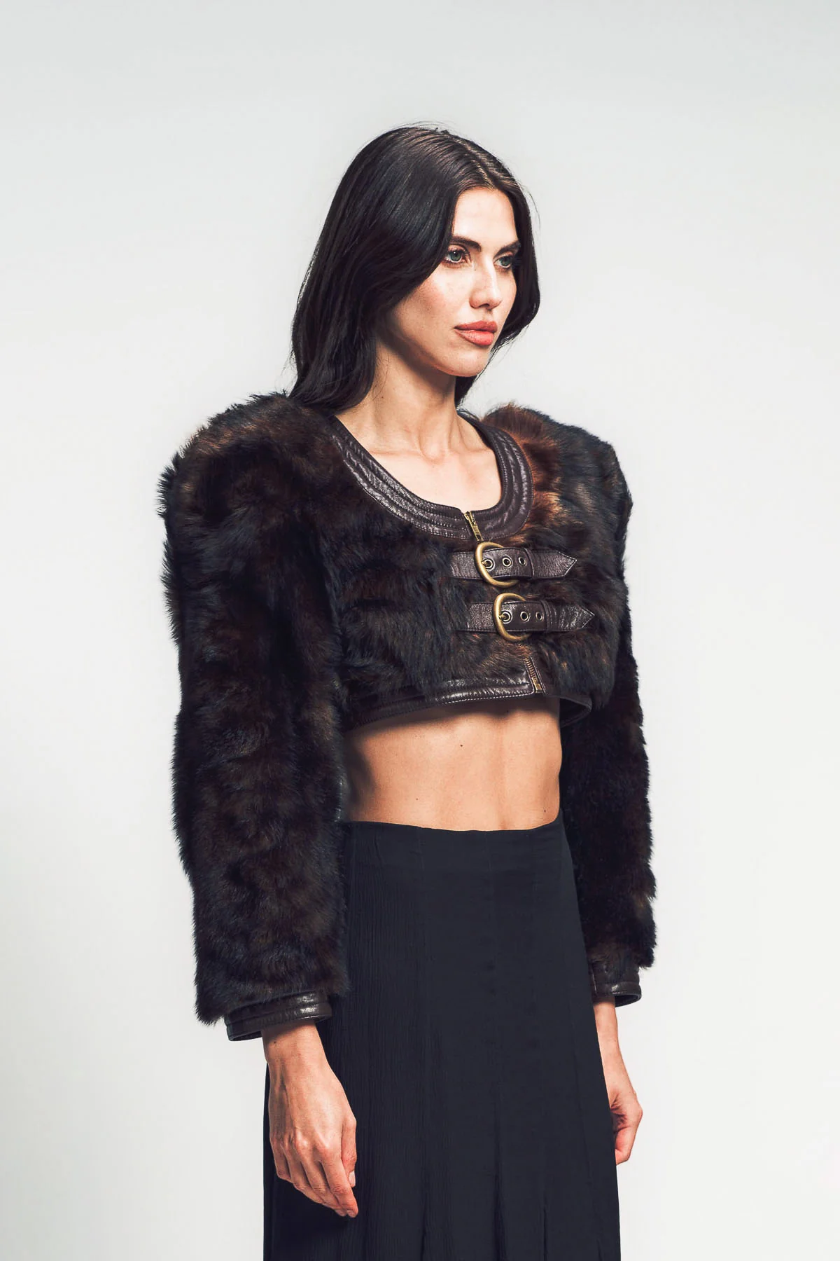 CHLOÉ | CROPPED SPENCER JACKET IN LEATHER - Image 5