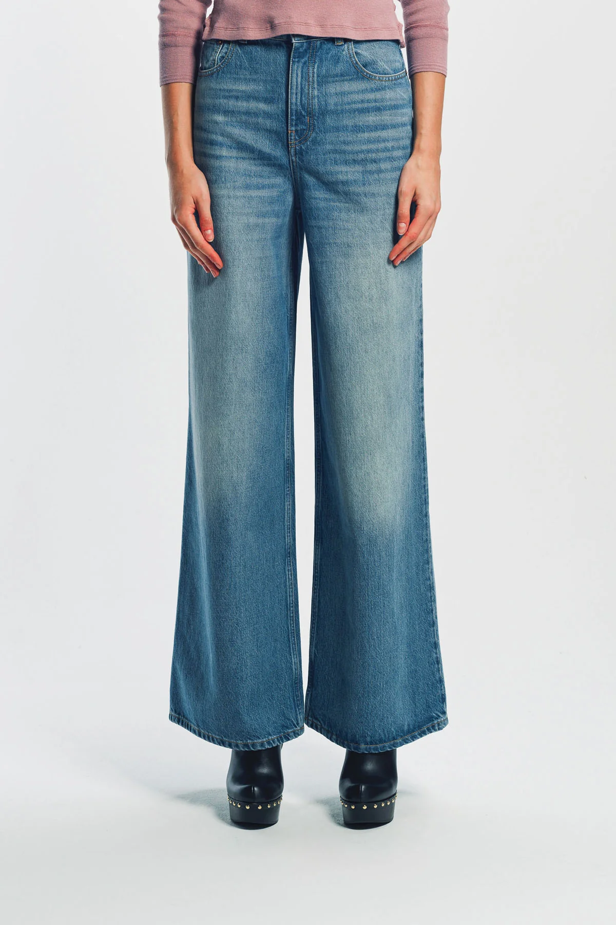 CHLOÉ | HIGH-RISE WIDE-LEG JEANS IN DENIM - Image 2
