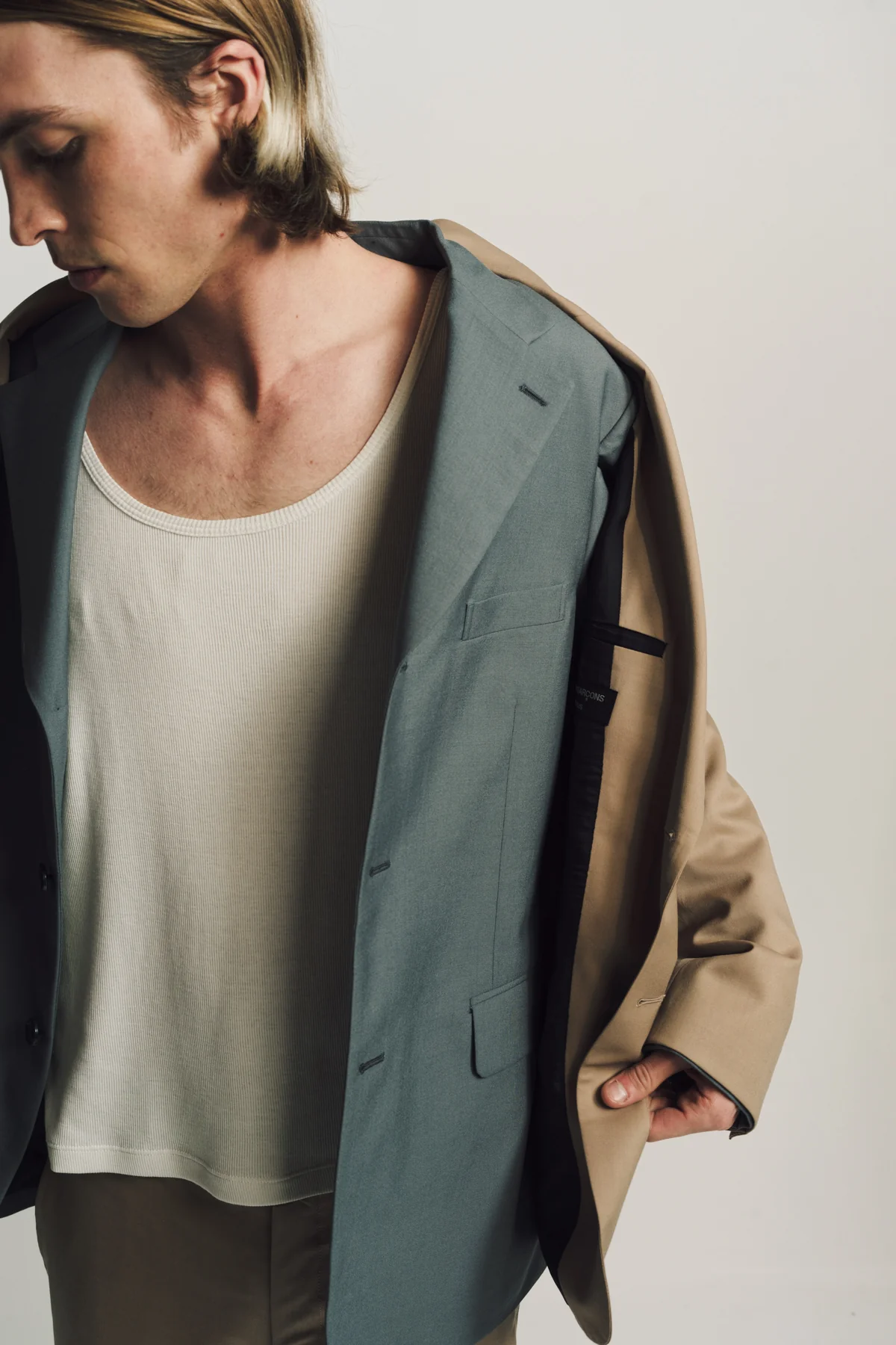 COMME DES GARCONS HOMME PLUS | DOUBLE LAYERED BLAZER - Image 6