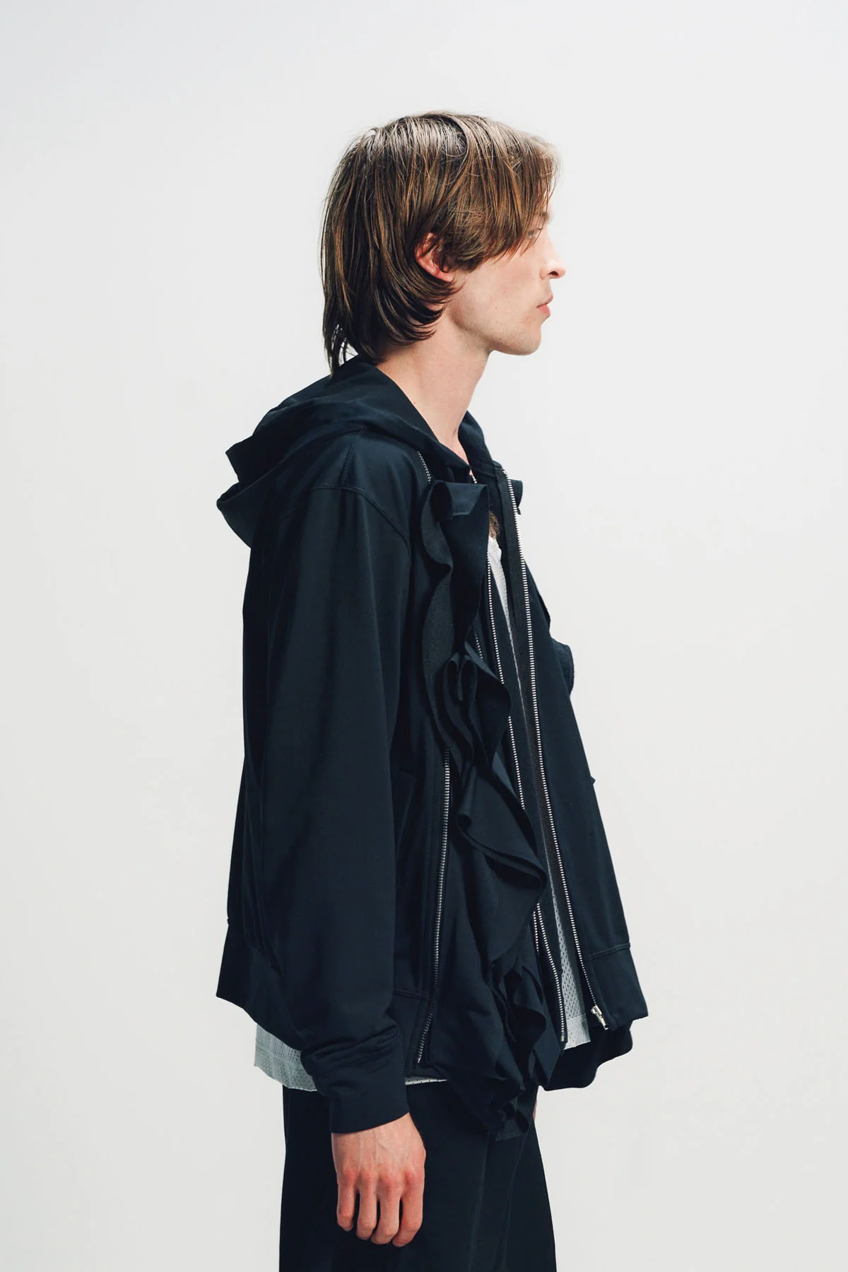 COMME DES GARCONS HOMME PLUS | DOUBLE ZIP HOODIE - Image 5