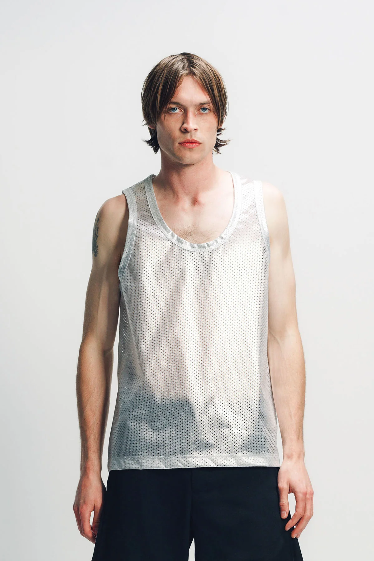 COMME DES GARCONS HOMME PLUS | MESH TANK TOP - Image 2