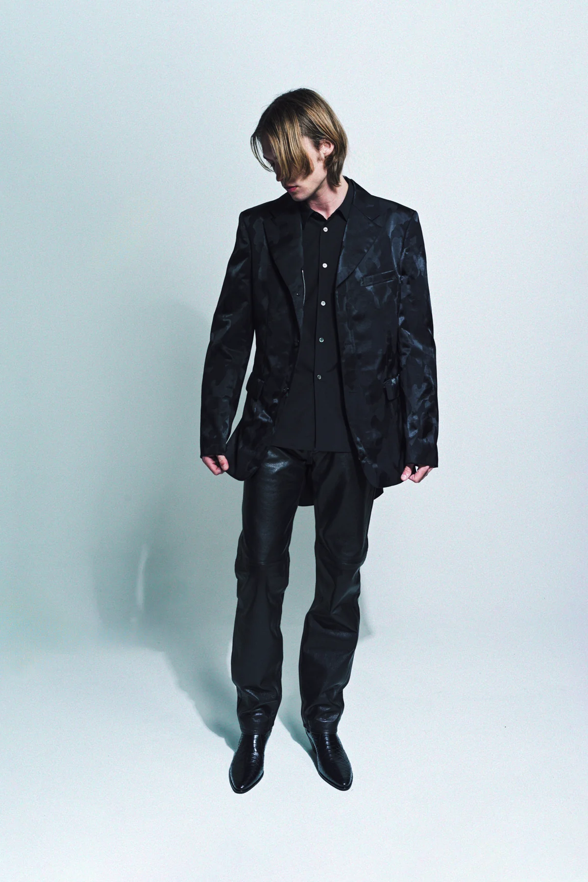 COMME DES GARCONS HOMME PLUS | NYLON JACQUARD BLAZER - Image 2