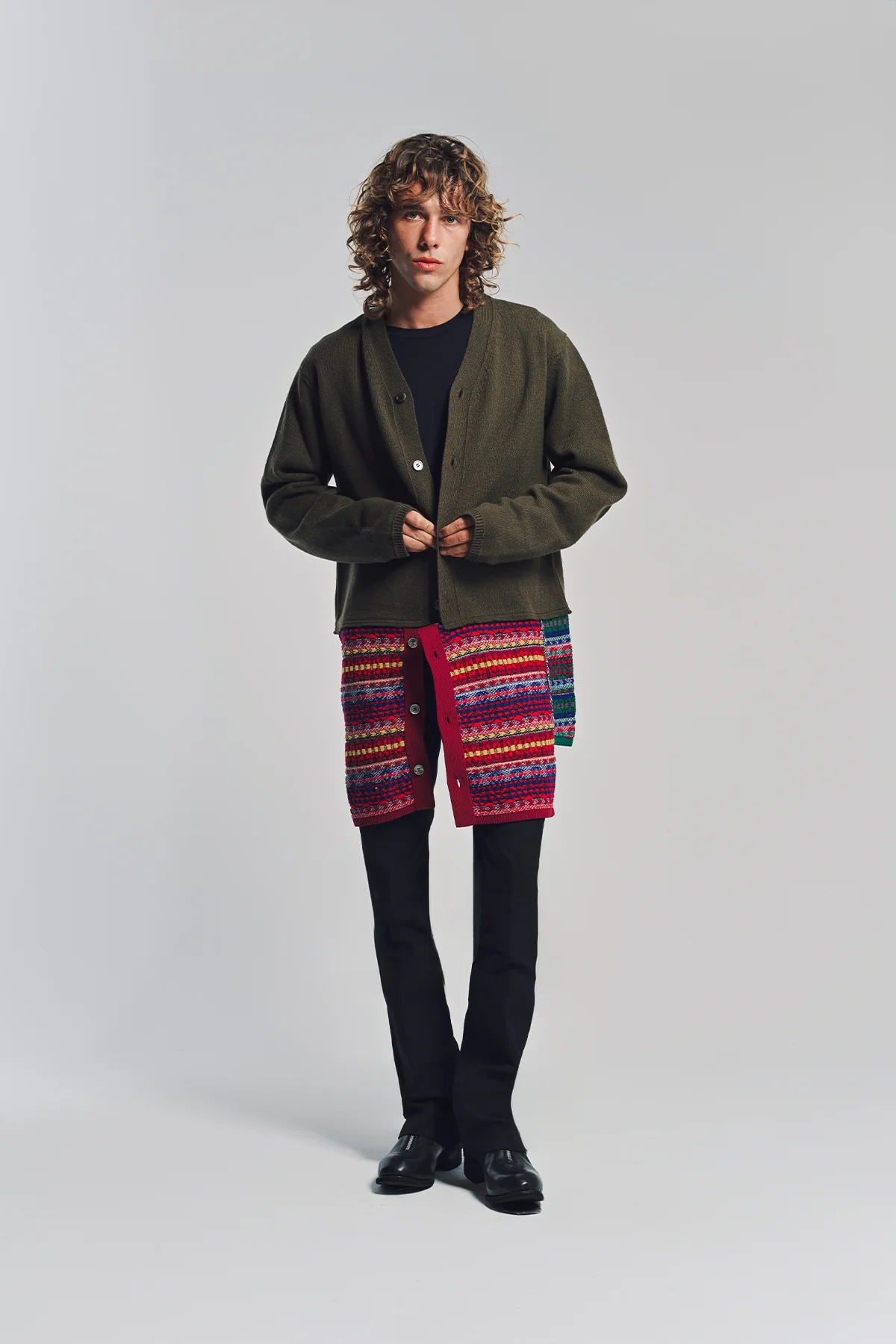COMME DES GARCONS HOMME PLUS | SPLIT CARDIGAN