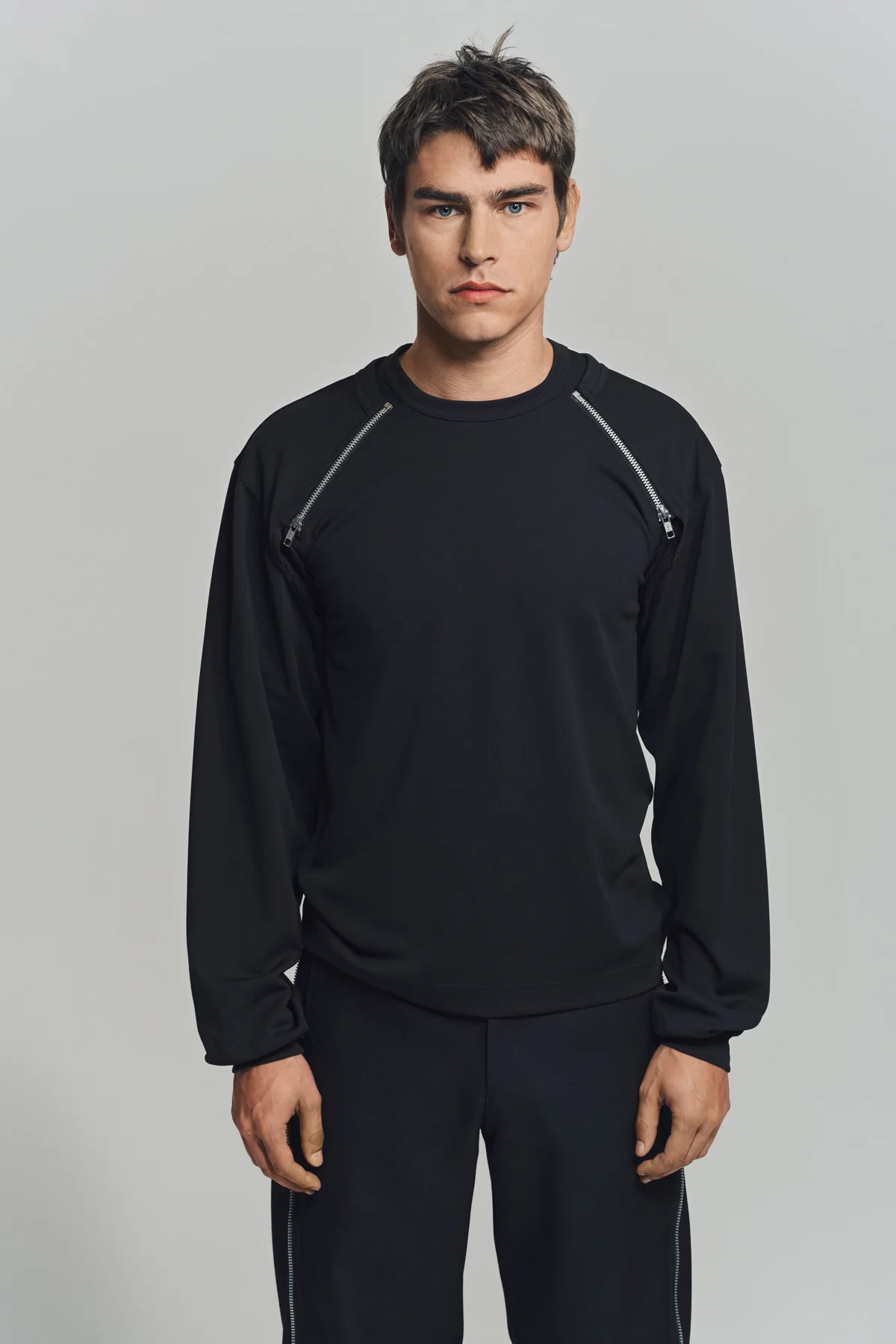 COMME DES GARCONS HOMME PLUS | ZIP CREWNECK - Image 2