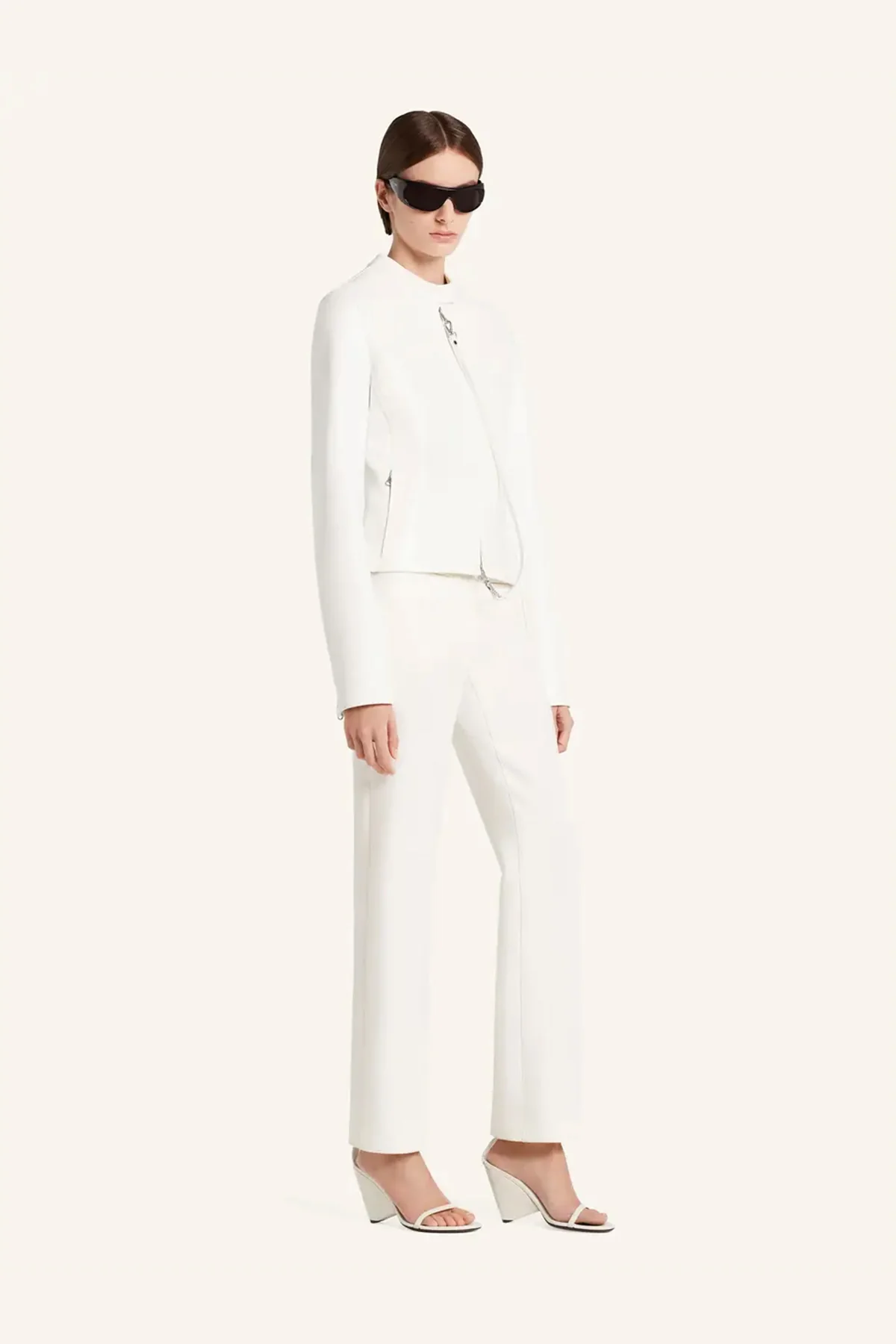 COURRÈGES | CITY VINYL BIKER JACKET - Image 3