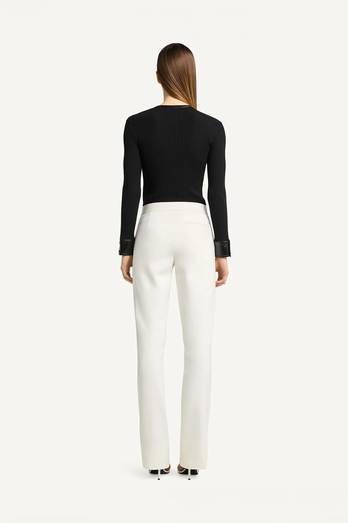 COURRÈGES | Contrast Rib Cardigan - Image 4