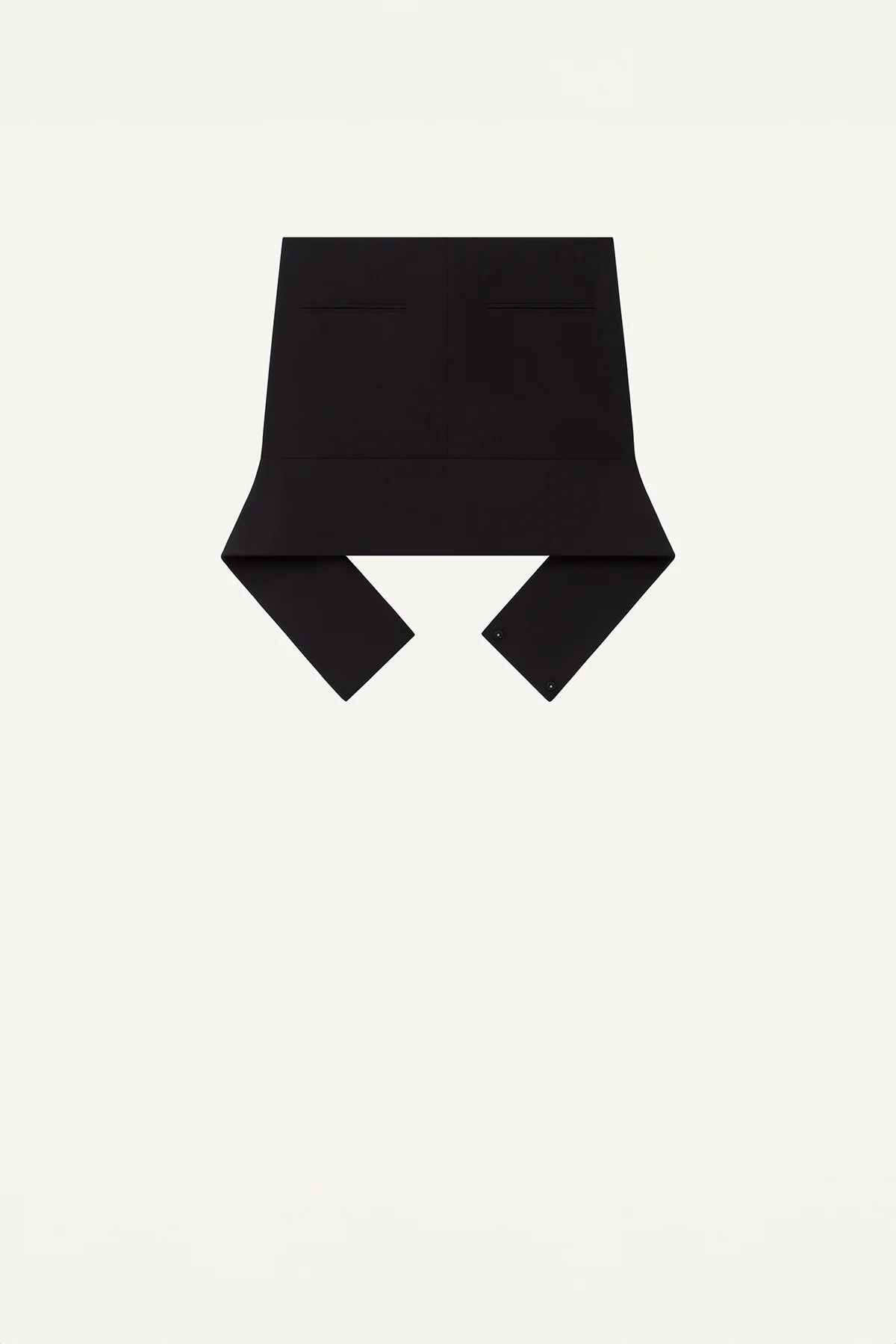 COURRÈGES | REVERSED BELT MINI SKIRT