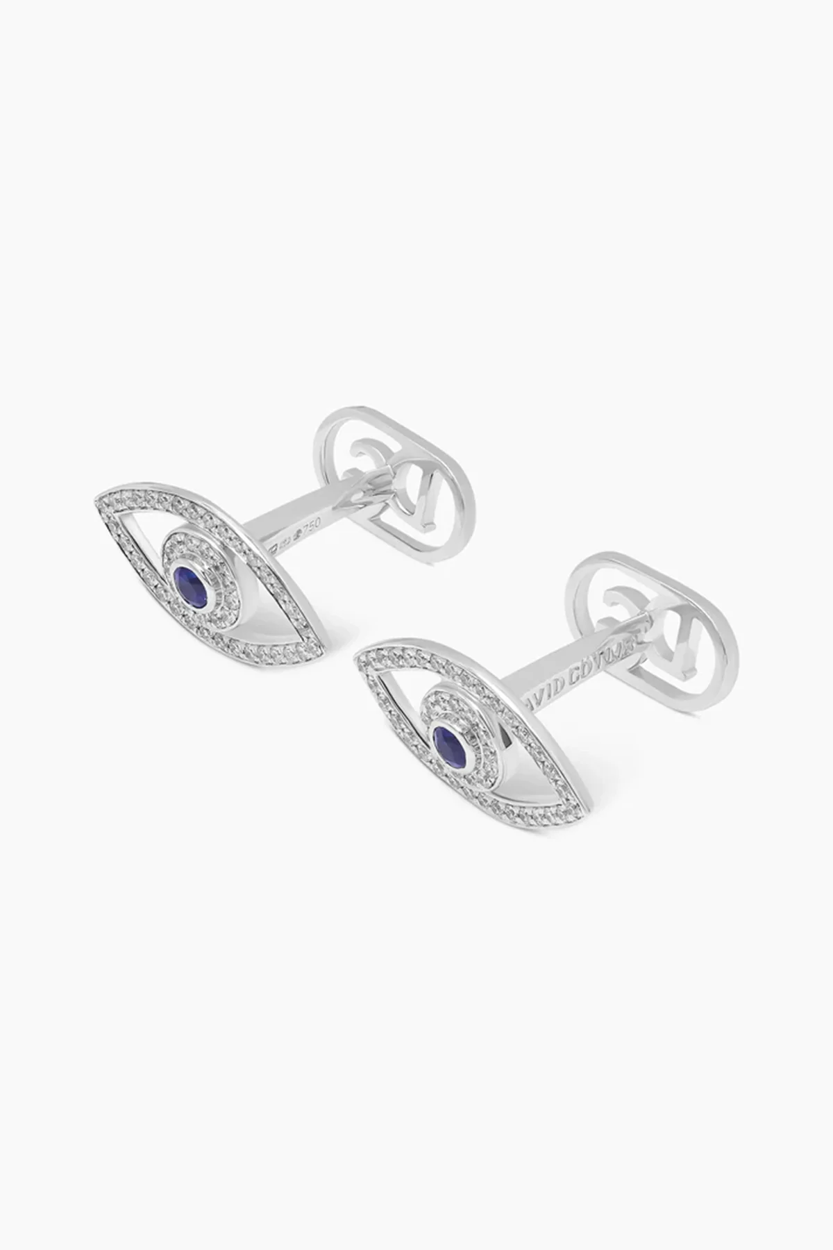 David Gotlib | 18kwg Lucky Eye Cufflinks - Image 5