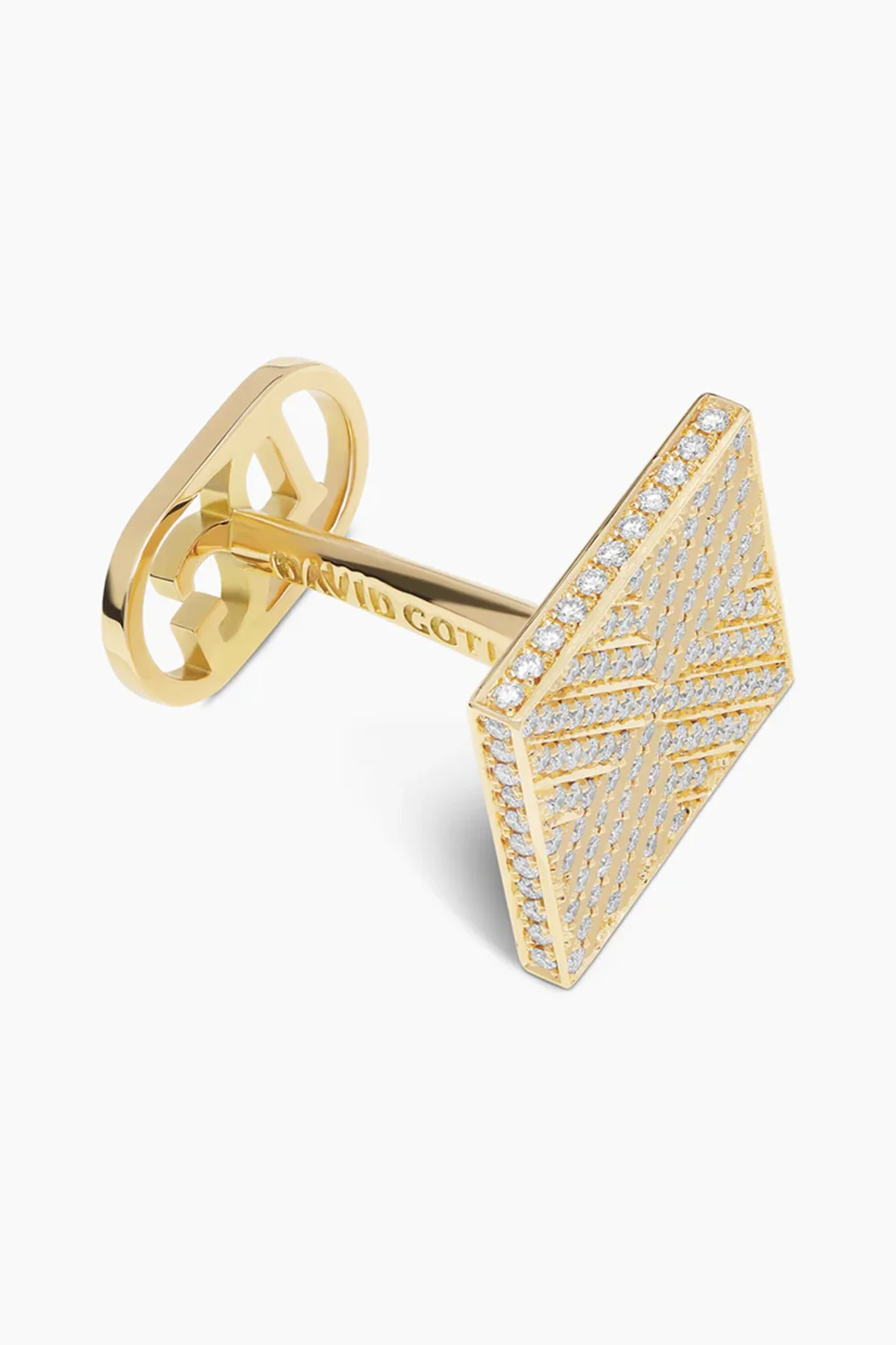 David Gotlib | 18kyg Mosaic Cufflinks - Image 3
