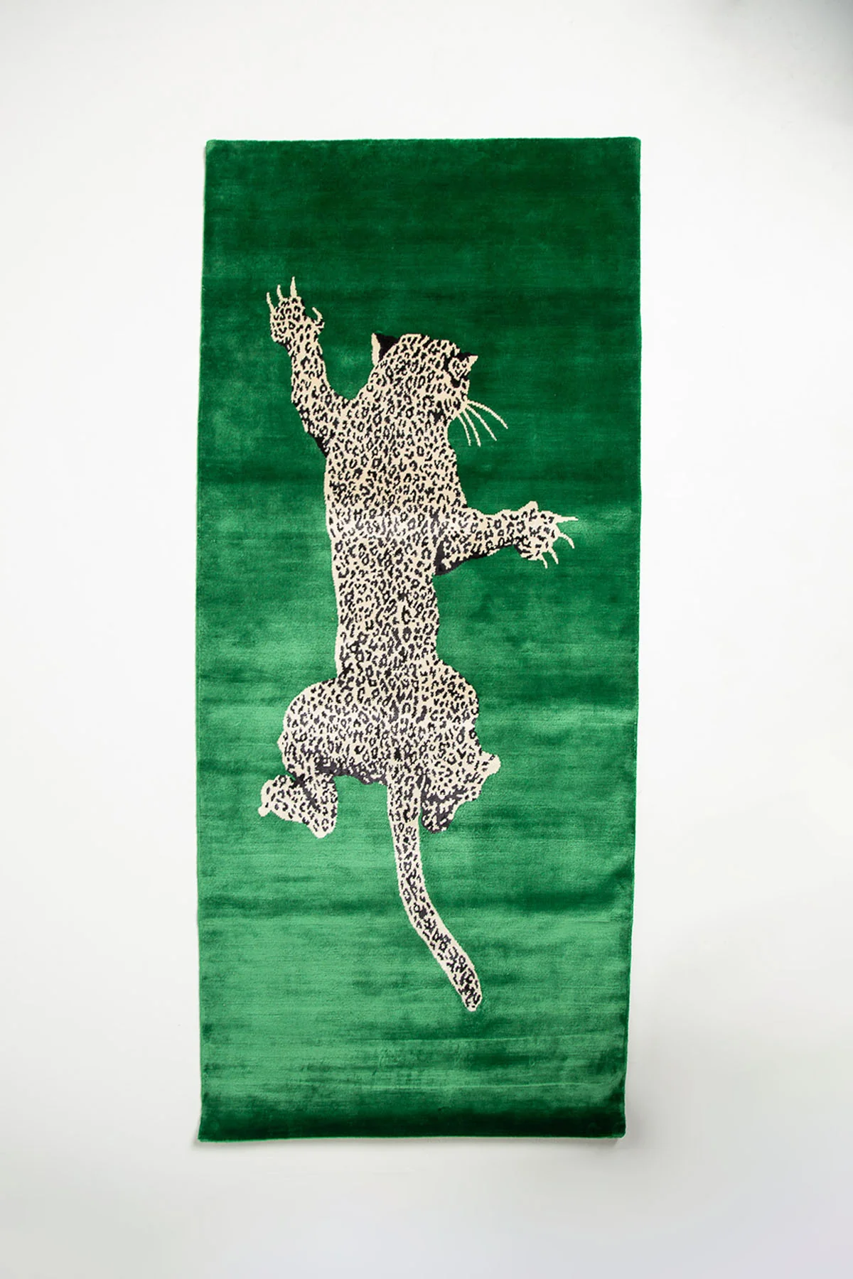DIANE VON FURSTENBERG | 2014 CUSTOM CLIMBING LEOPARD RUG - LEFT