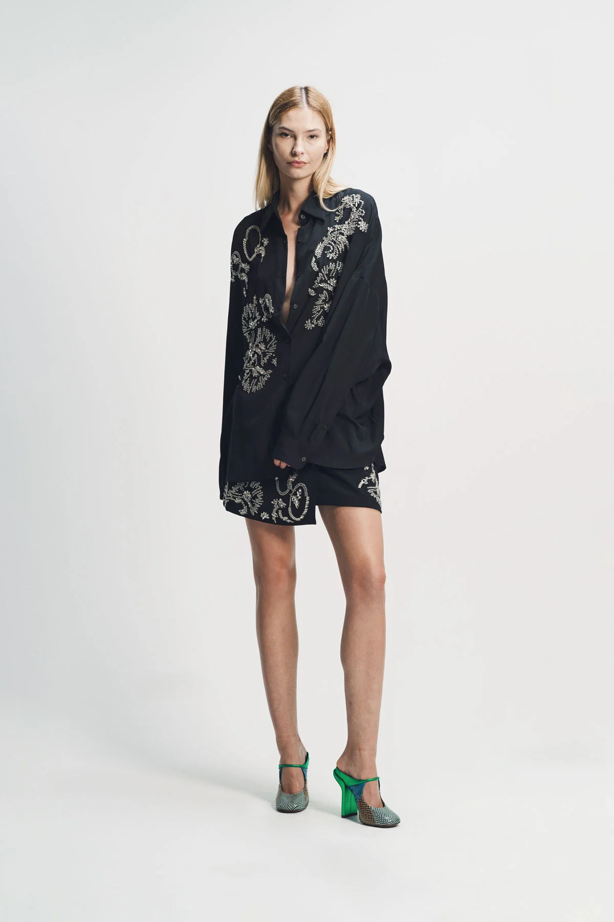 Dries Van Noten | Emboidered Mini Skirt