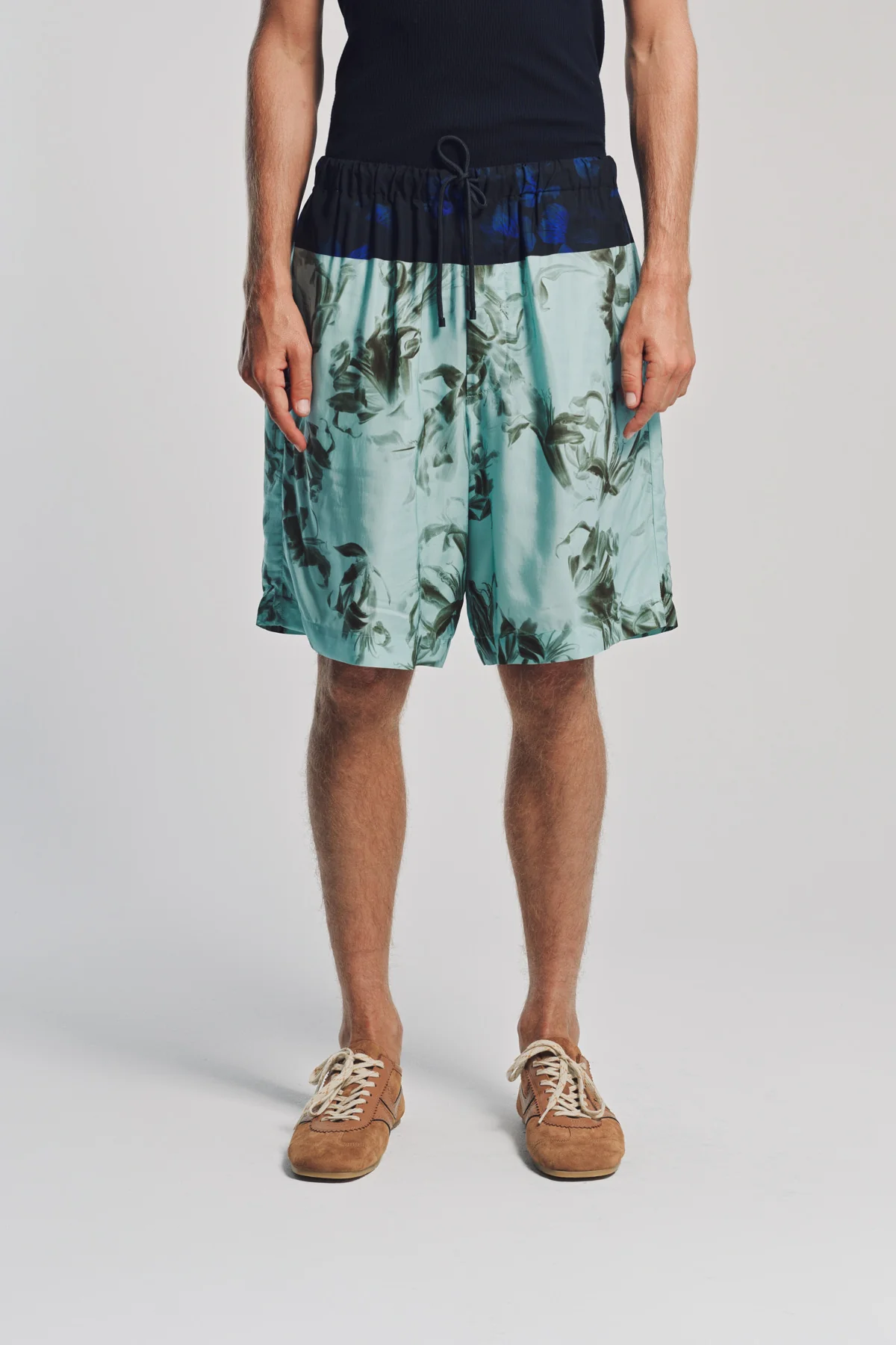 DRIES VAN NOTEN | NERINE FLOWER BORDER SHORTS - Image 2
