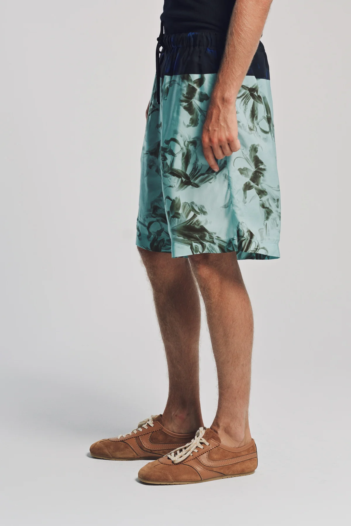 DRIES VAN NOTEN | NERINE FLOWER BORDER SHORTS - Image 3