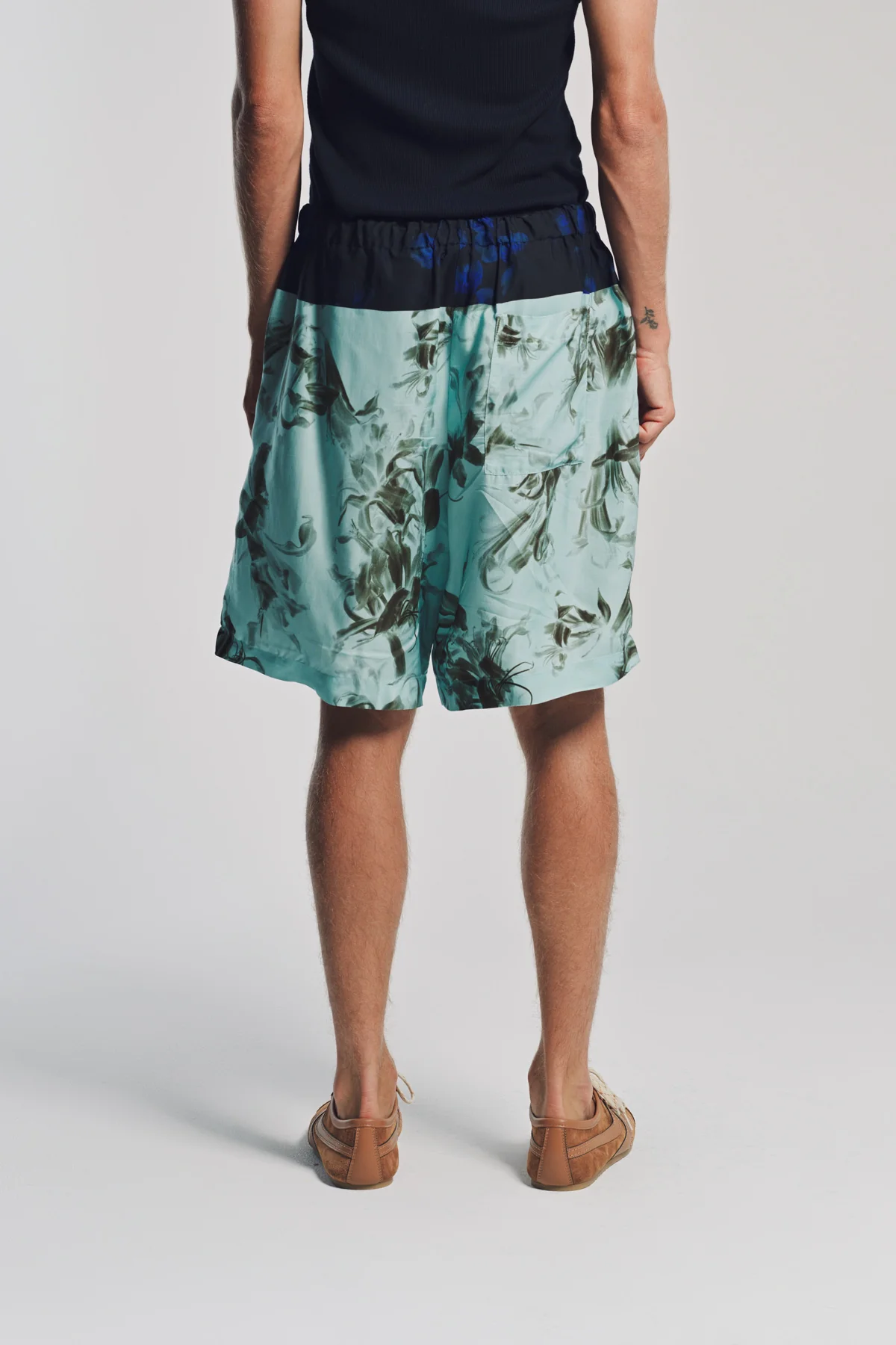 DRIES VAN NOTEN | NERINE FLOWER BORDER SHORTS - Image 4