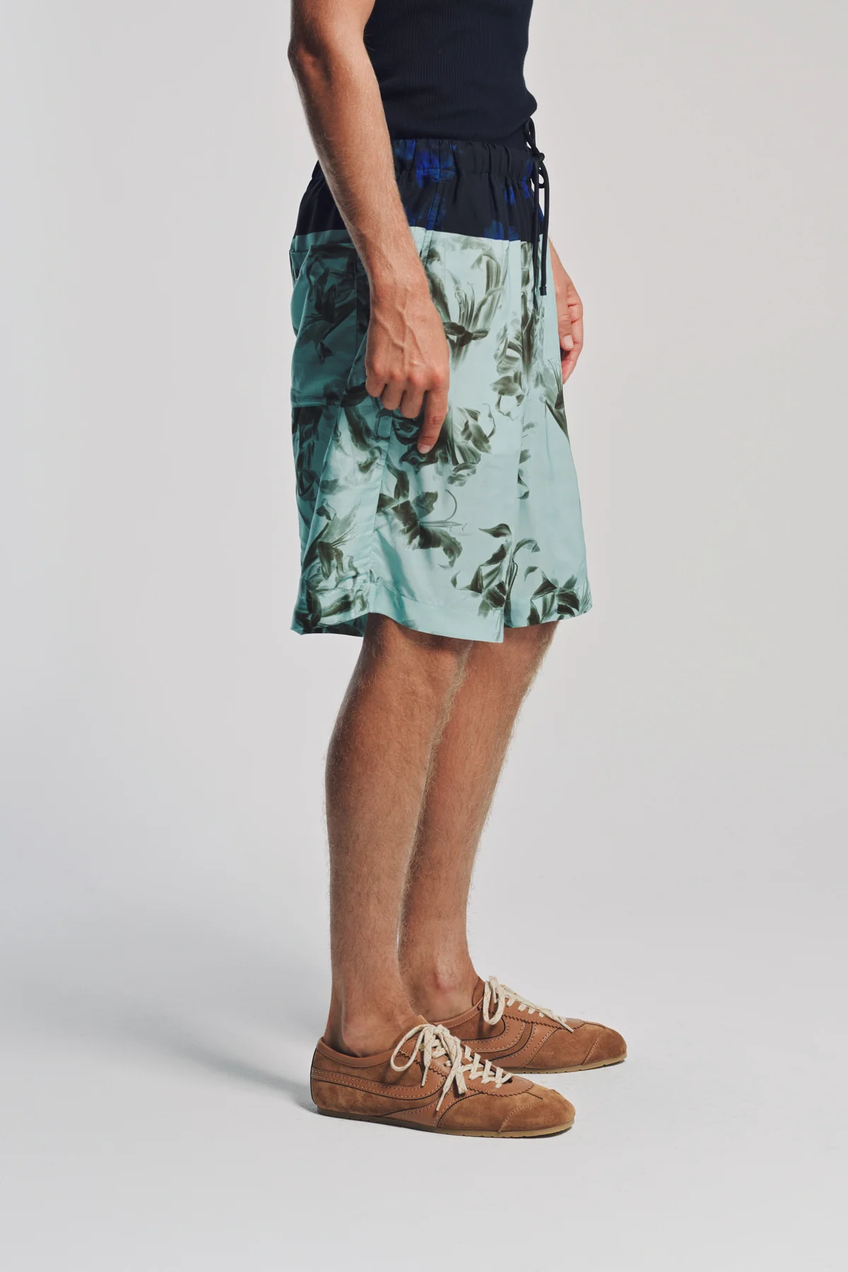 DRIES VAN NOTEN | NERINE FLOWER BORDER SHORTS - Image 5