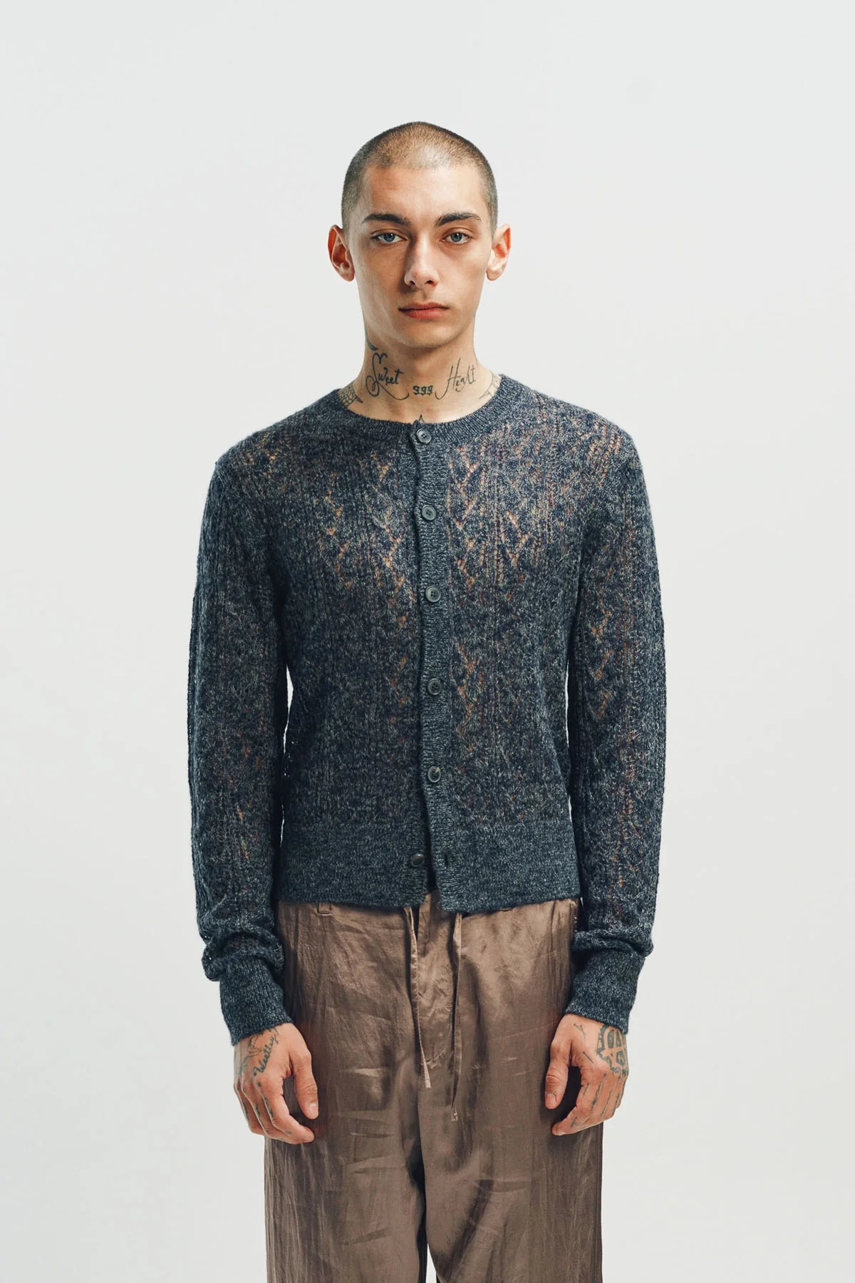 DRIES VAN NOTEN | OPEN KNIT CARDIGAN - Image 2