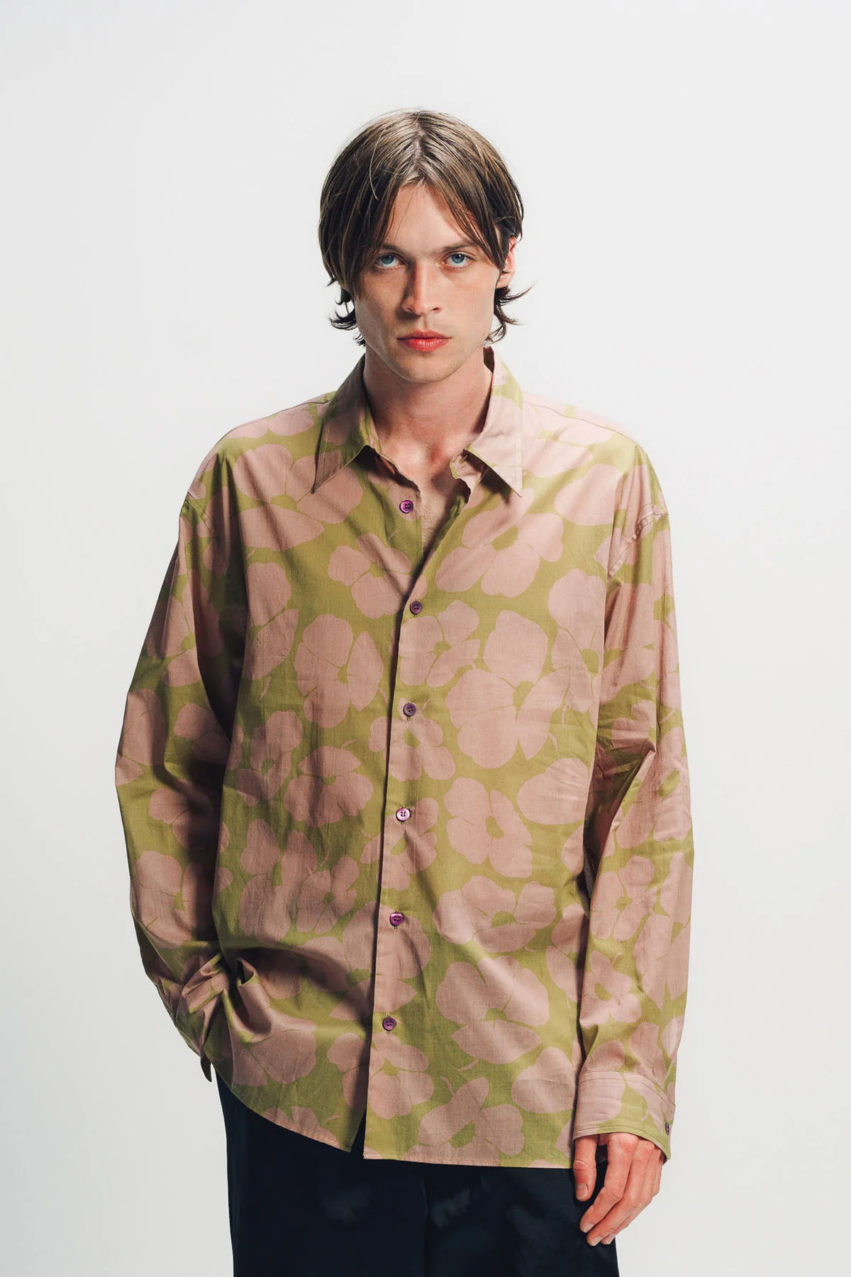 DRIES VAN NOTEN | PRINTED LONG SLEEVE SHIRT - Image 2