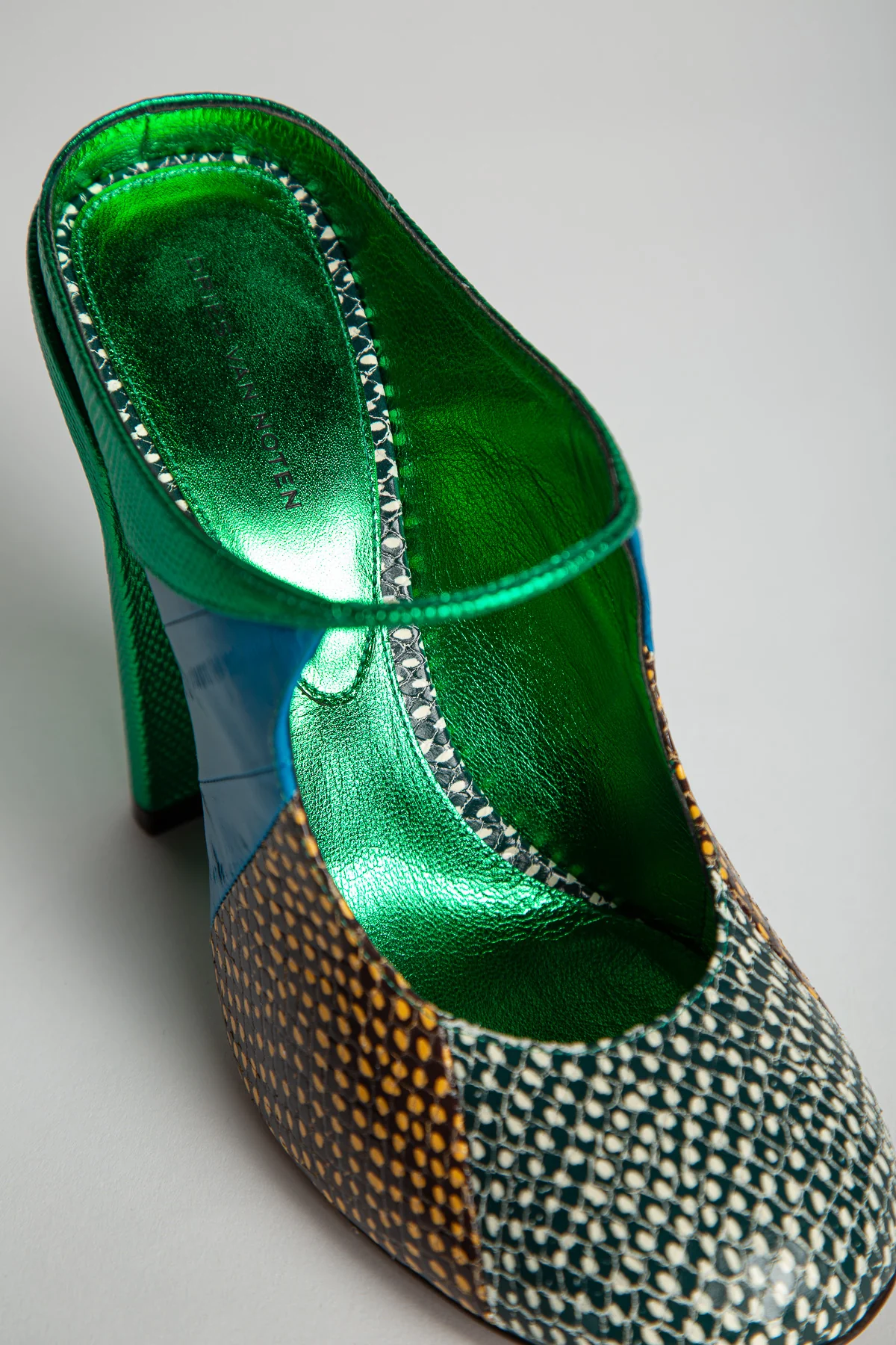 DRIES VAN NOTEN | SNAKE PRINT HEELS - Image 5