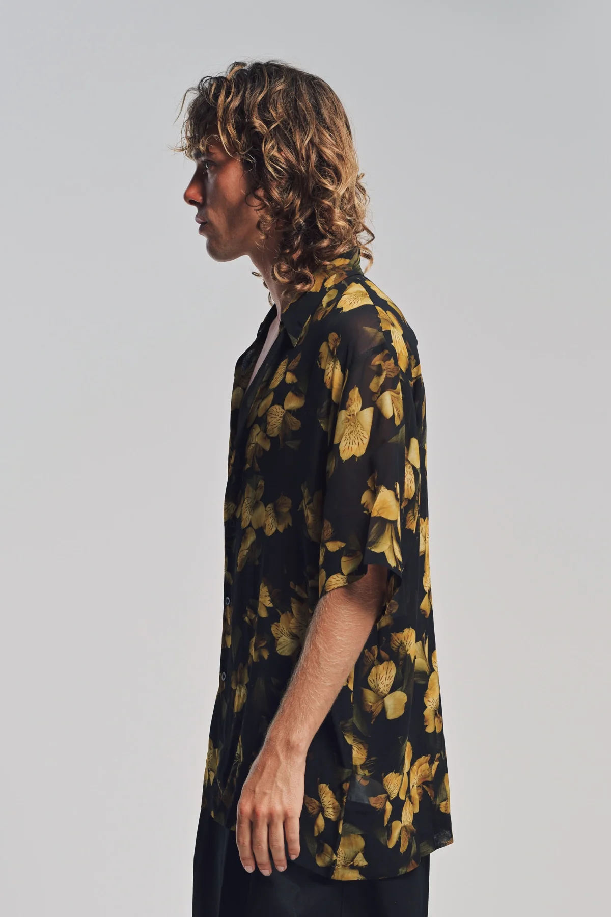 DRIES VAN NOTEN | TIGER LILY SHORT SLEEVE SHIRT - Image 3