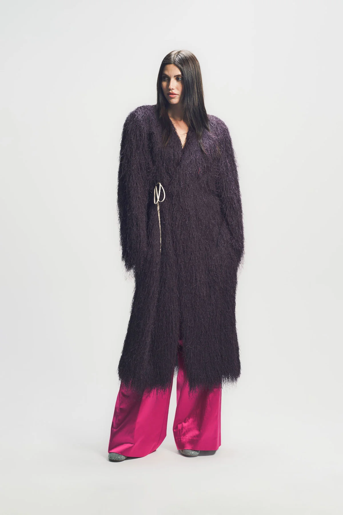 DRIES VAN NOTEN | WASHED SATIN PANTS