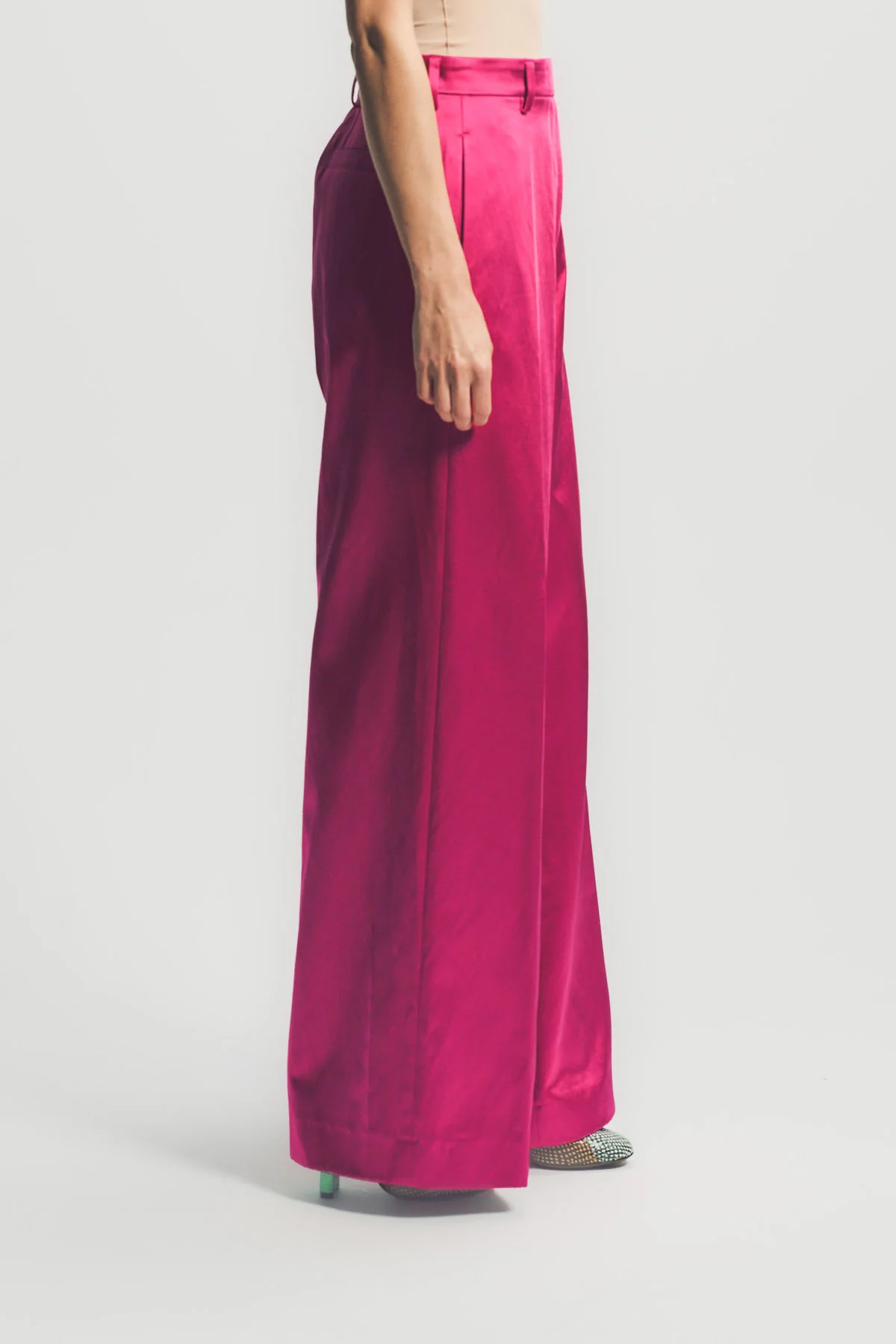 DRIES VAN NOTEN | WASHED SATIN PANTS - Image 5