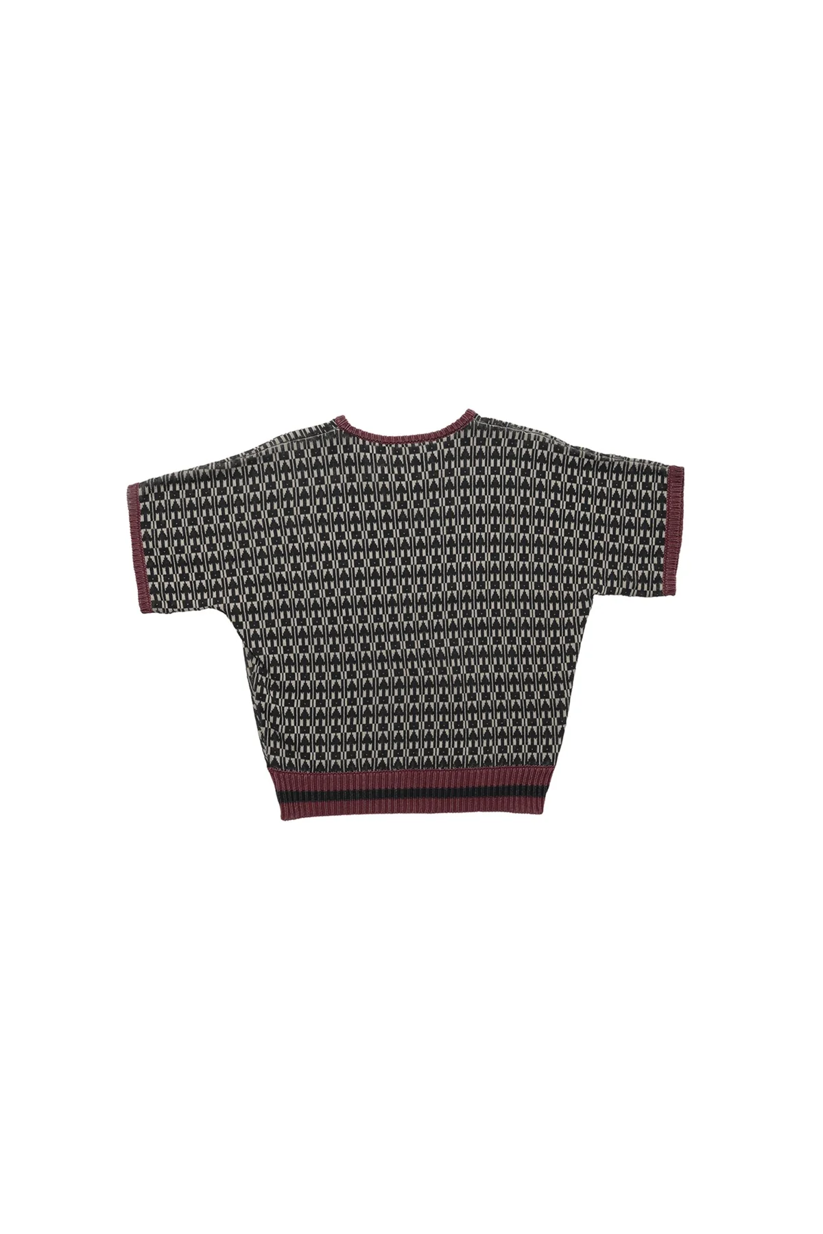 ENFANTS RICHES DÉPRIMÉS | V-NECK SHORTSLEEVE VIENNA SWEATER - Image 2