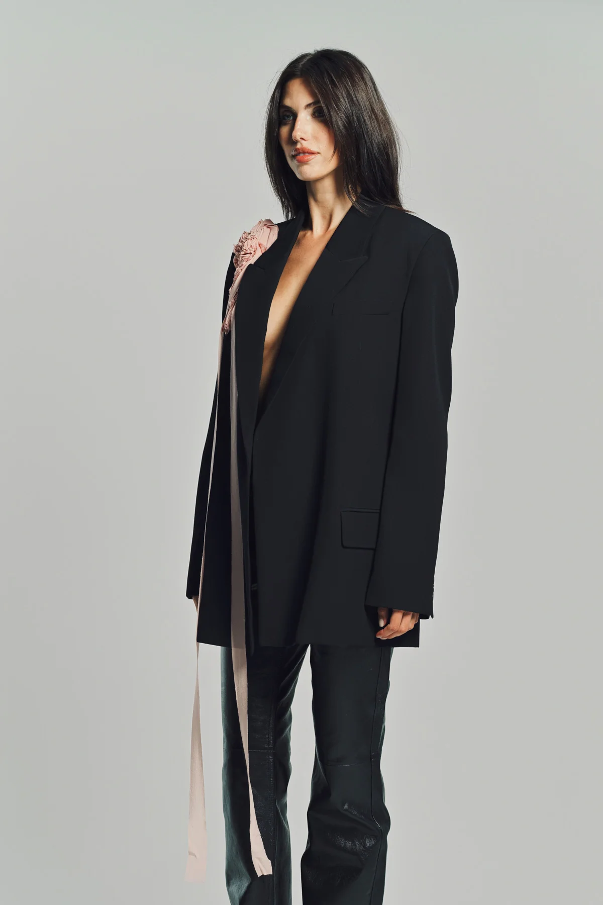 ERDEM | DOUBLE BREASTED BELTED BLAZER - Image 3