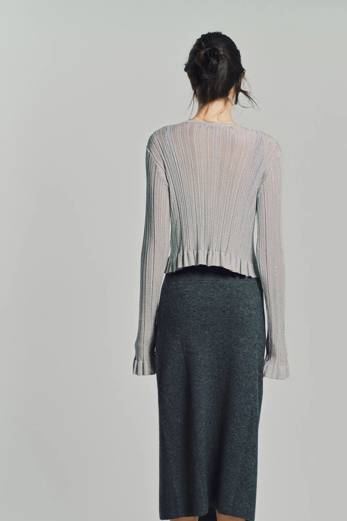 ERDEM | LUREX PLISSE CARDIGAN - Image 5