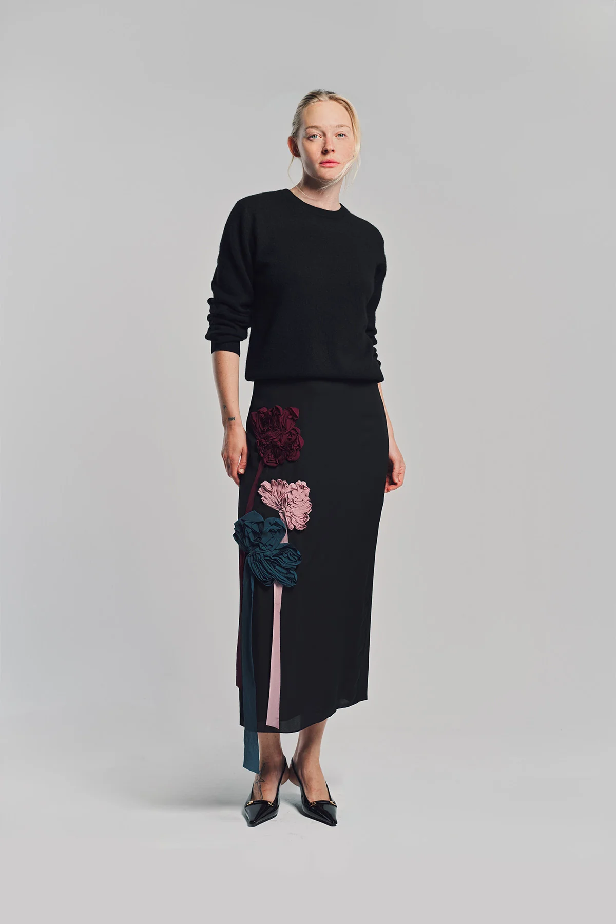 ERDEM | PENCIL MIDI SKIRT