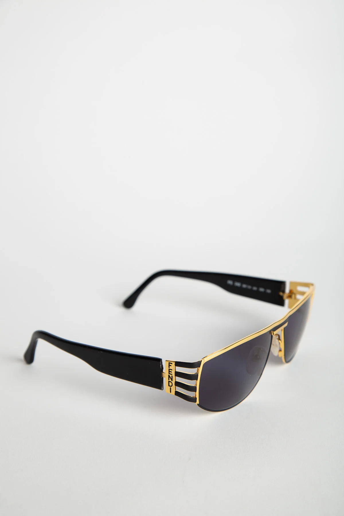 1990 FENDI  FS242 MASK LARGE SUNGLASSES - Image 2