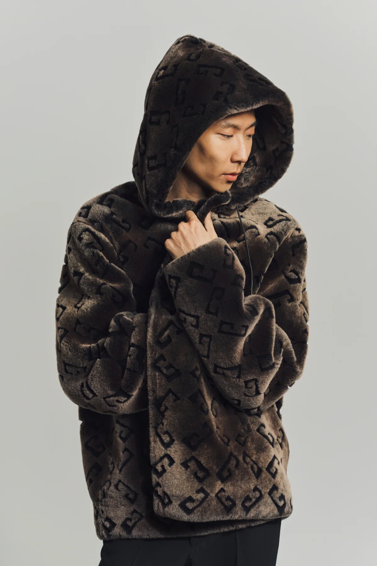 GIVENCHY | JACKET IN SHEARLING WITH MONOGRAM 72 - Image 2