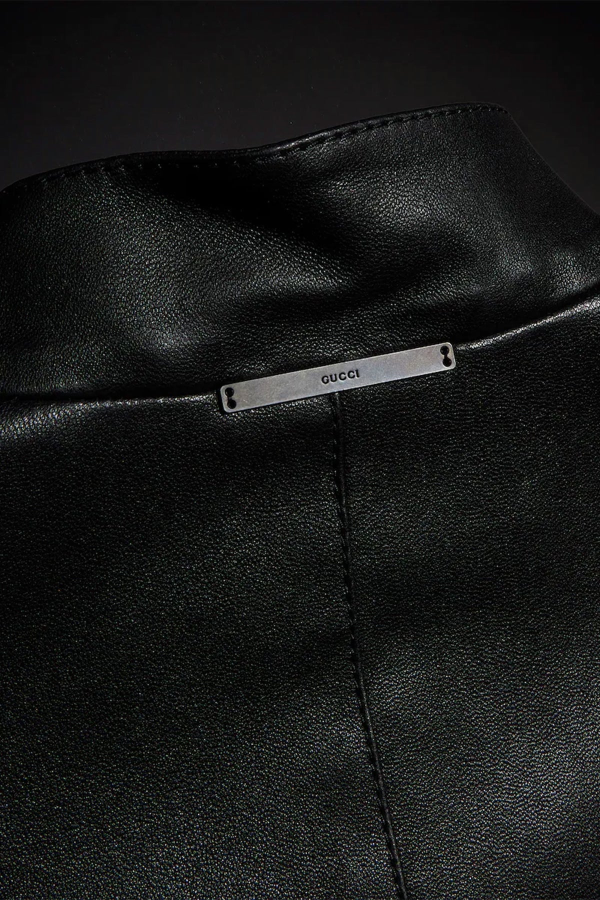 GUCCI | Light stretch leather zip jacket - Image 2