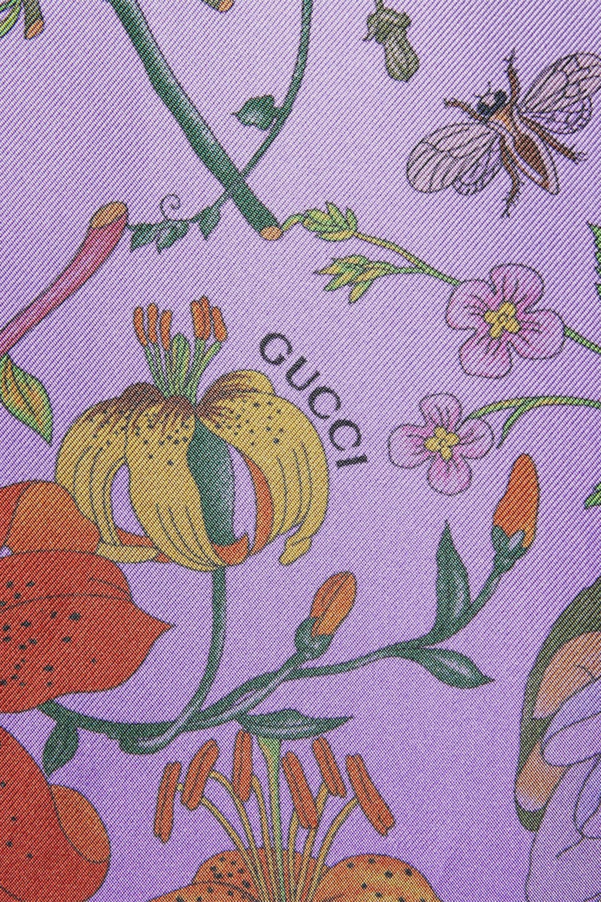 GUCCI | PRINTED SILK TWILL SKIRT - Image 2