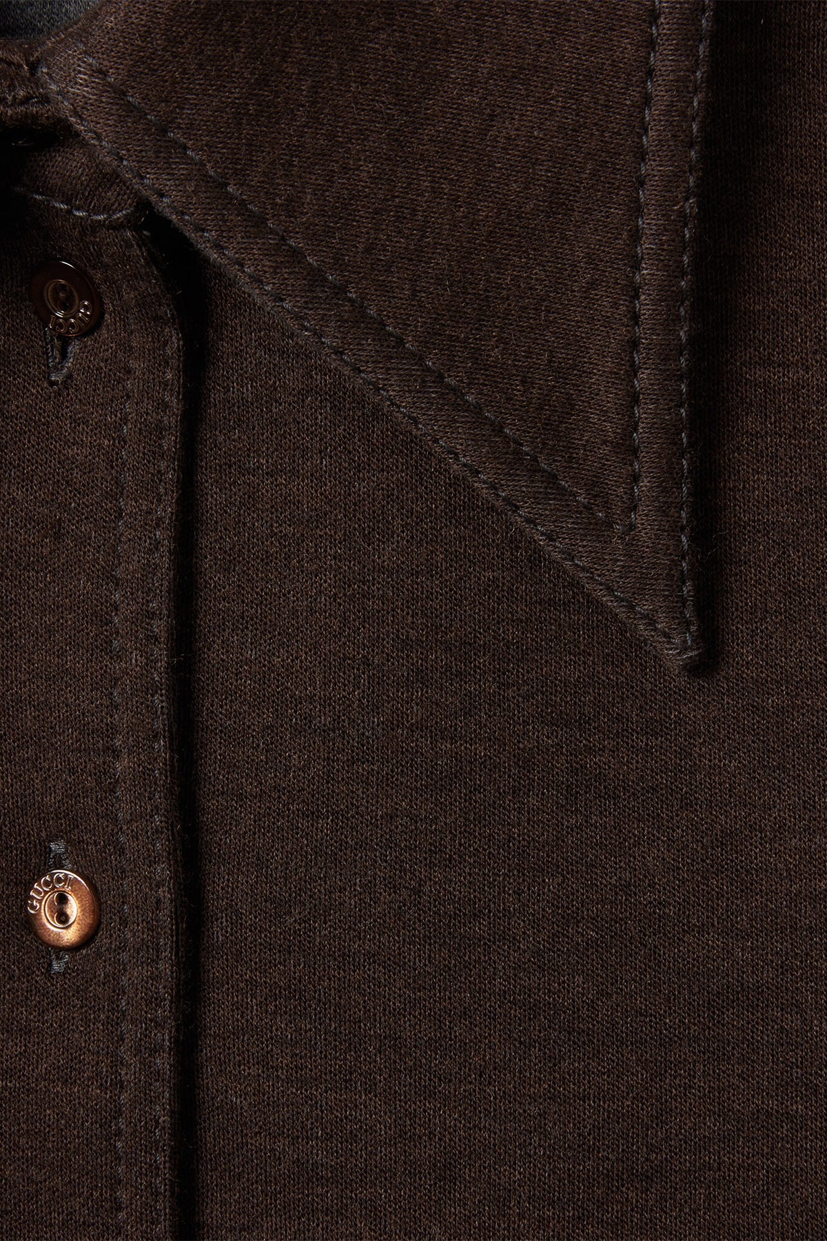 GUCCI | WOOL COTTON JERSEY SHIRT - Image 2