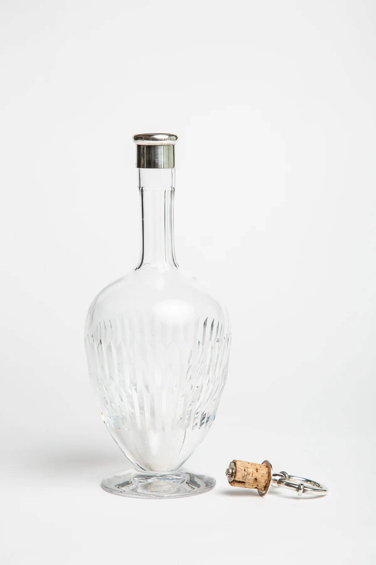 HERMÈS | 1985 STERLING SILVER & CRYSTAL DECANTER - Image 3