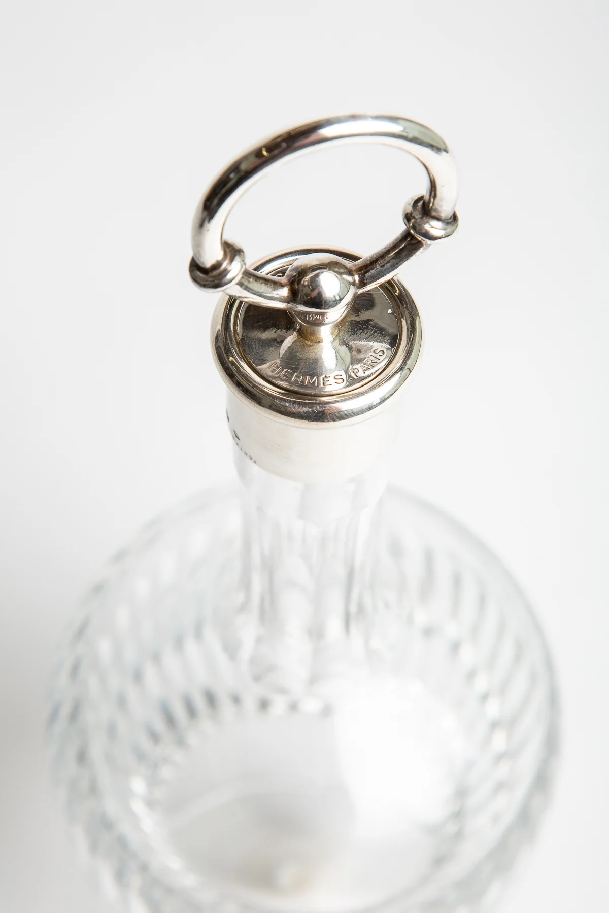 HERMÈS | 1985 STERLING SILVER & CRYSTAL DECANTER - Image 4