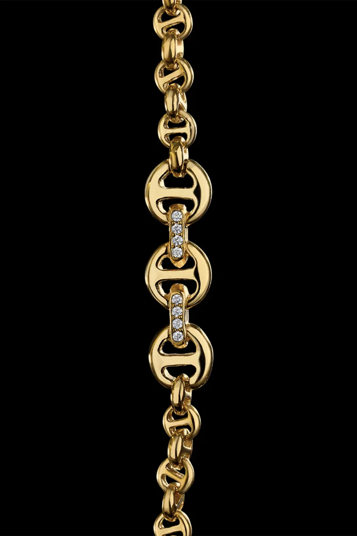 HOORSENBUHS | 18K GOLD OPEN-LINK DIAMOND NECKLACE - Image 3