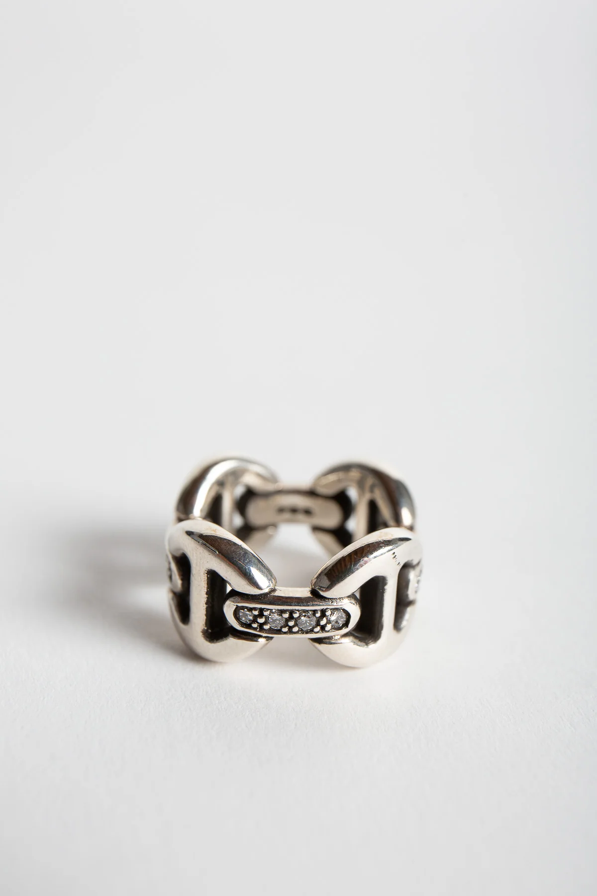 HOORSENBUHS | QUAD LINK WITH DIAMOND BRIDGES RING - Image 2