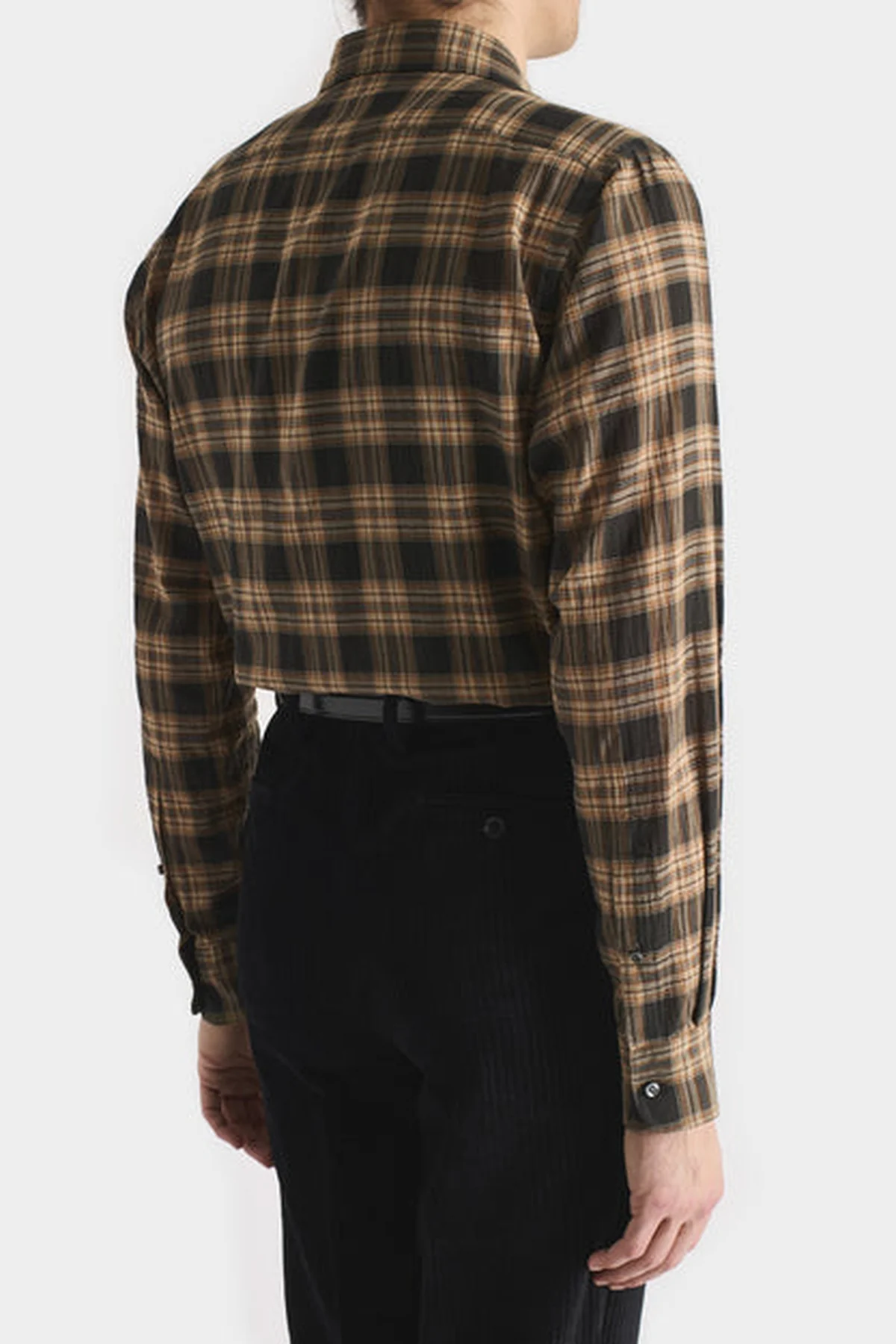 HUSBANDS | PLAID LONG SLEEVE SHIRT - Image 3