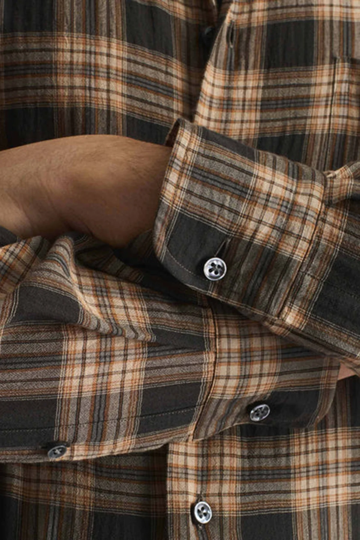 HUSBANDS | PLAID LONG SLEEVE SHIRT - Image 6