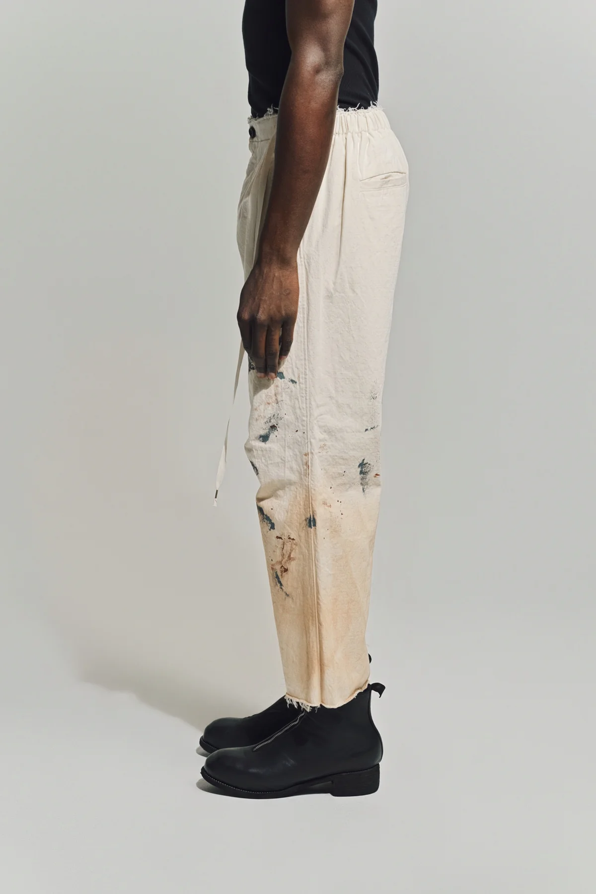 INDIVIDUAL SENTIMENTS | HAND PAINTED WIDE STRAIGHT PANTS - Image 3