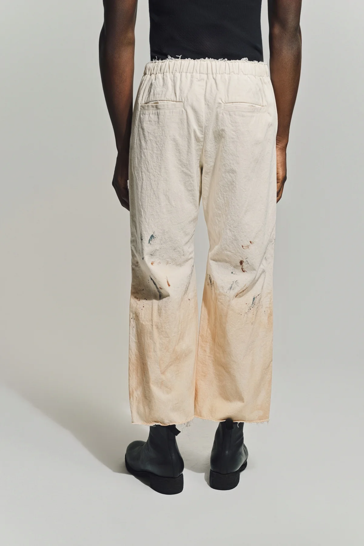 INDIVIDUAL SENTIMENTS | HAND PAINTED WIDE STRAIGHT PANTS - Image 4