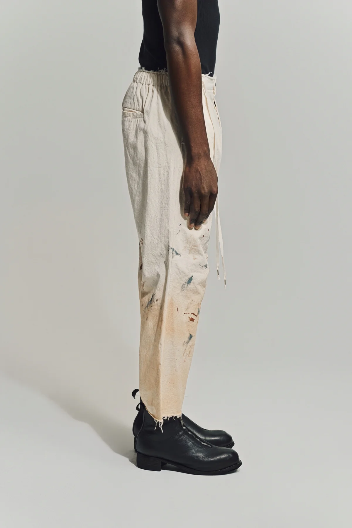 INDIVIDUAL SENTIMENTS | HAND PAINTED WIDE STRAIGHT PANTS - Image 5