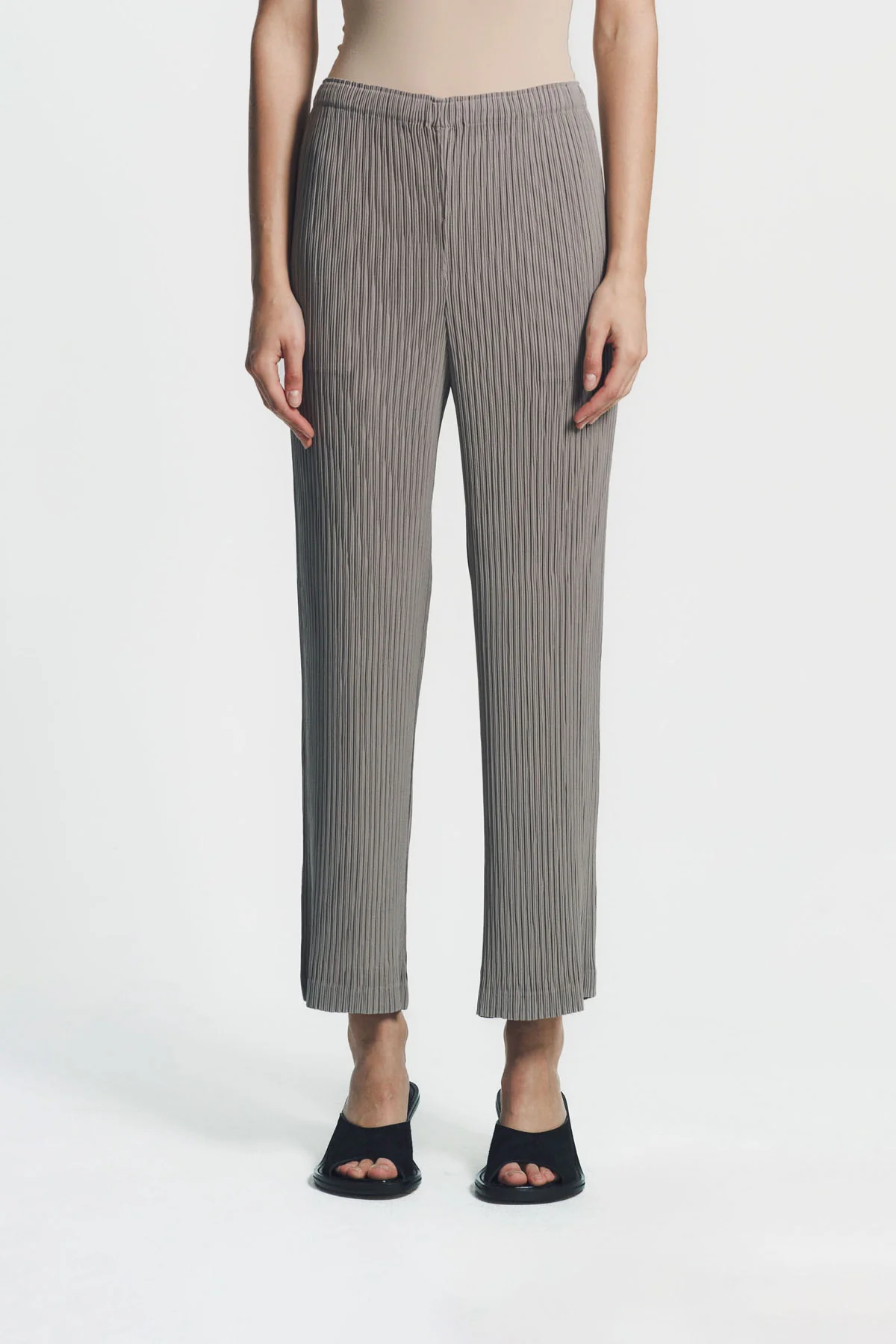 ISSEY MIYAKE | HATCHING PLEATS PANTS - Image 2